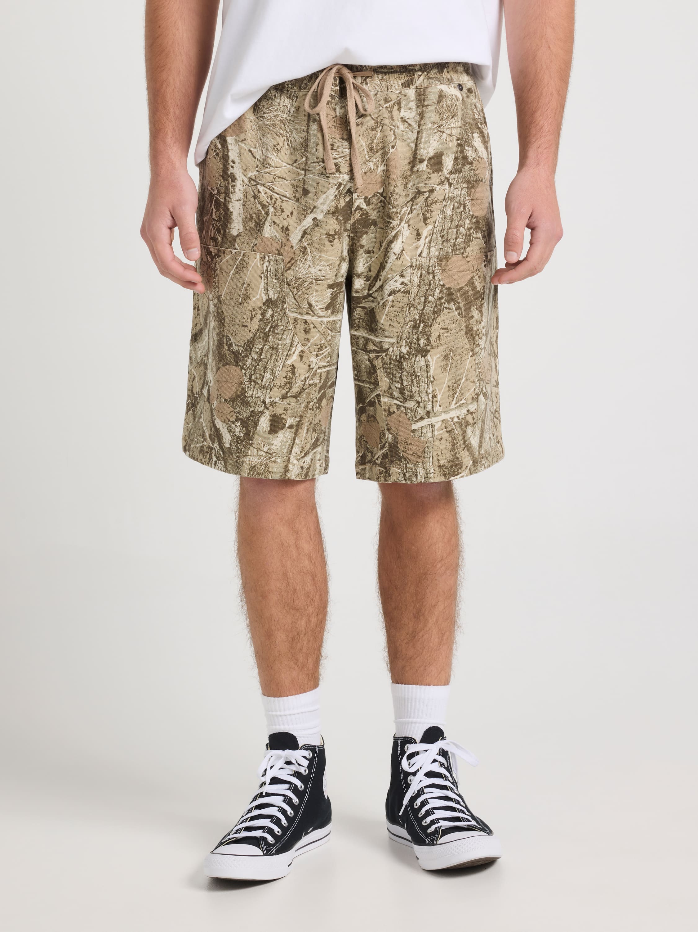 Elastic Waist Carpenter Short
