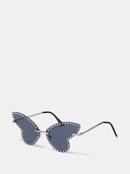 Novelty Butterfly Diamonte Glasses
