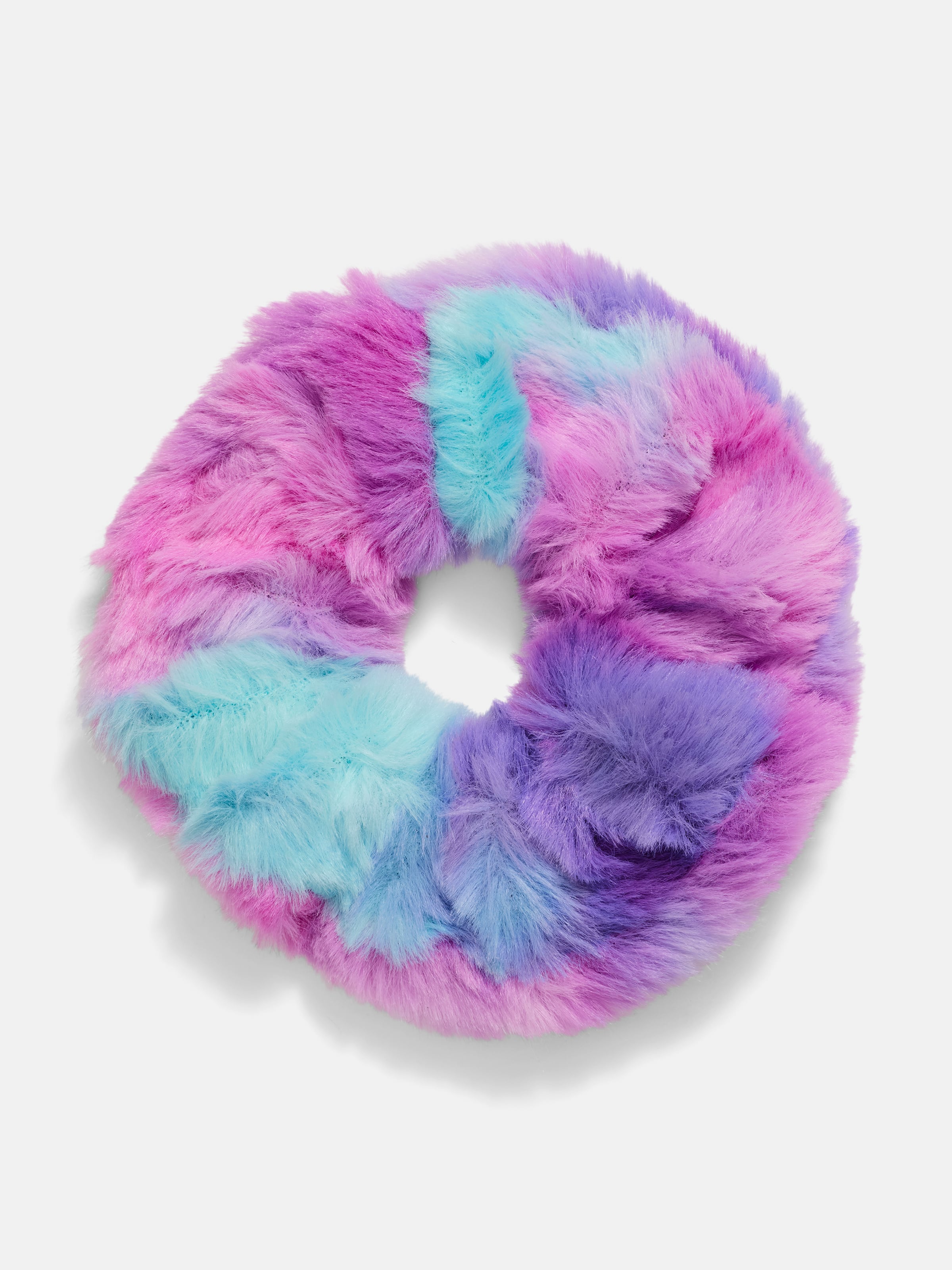 Fluffy Tie Dye Scrunchie