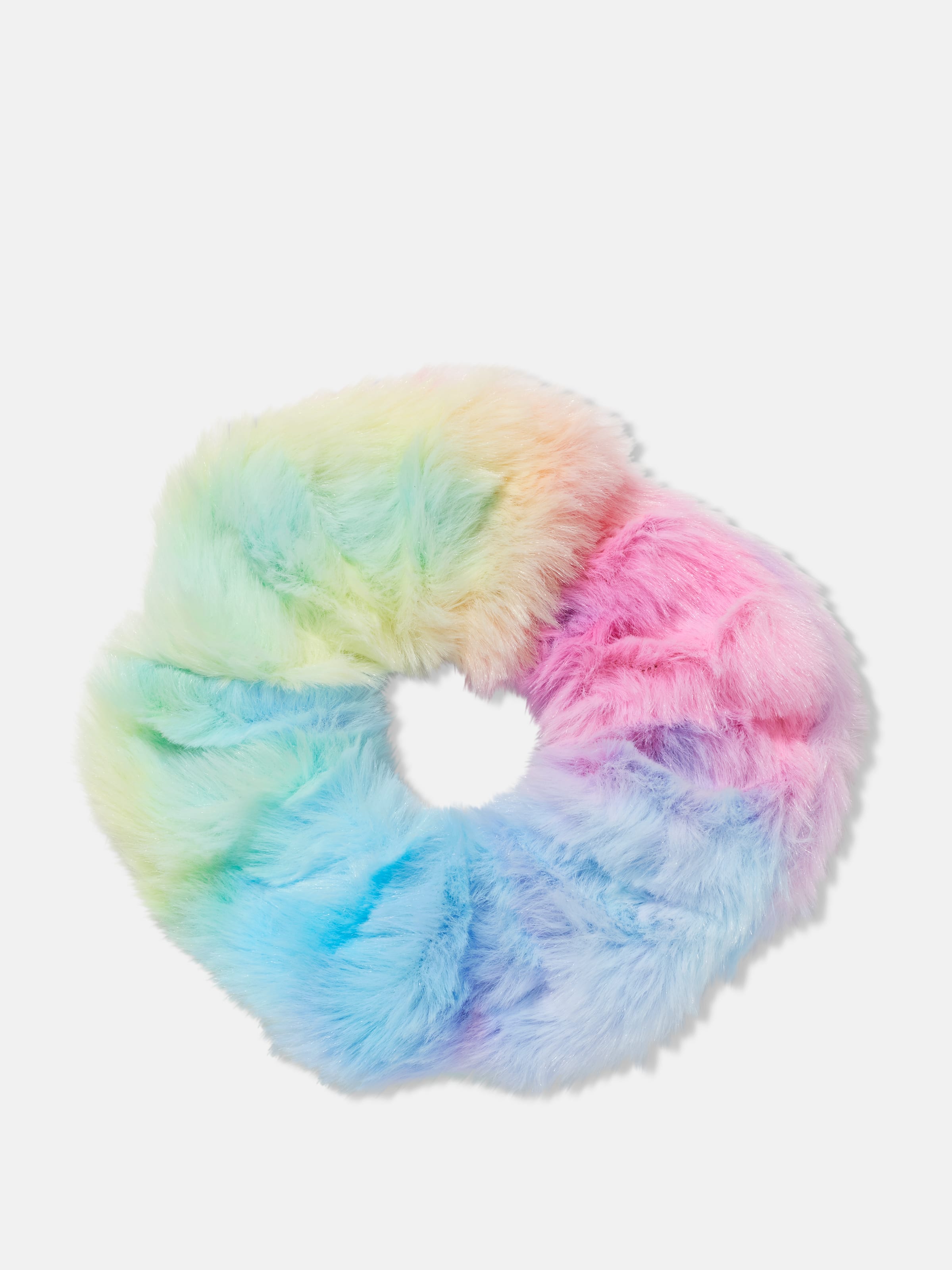Fluffy Tie Dye Scrunchie
