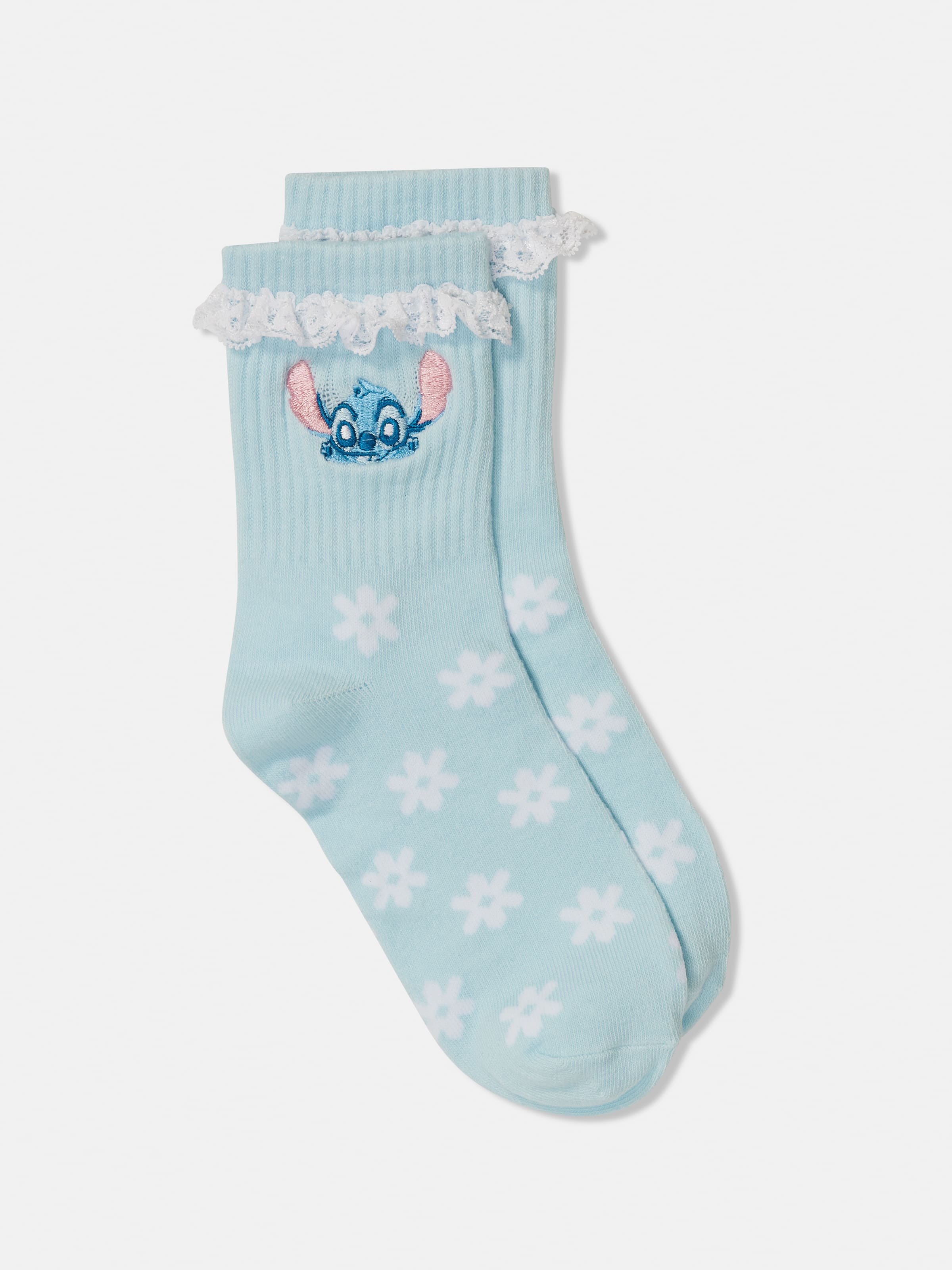 Lilo & Stitch Lace Midi Crew Sock