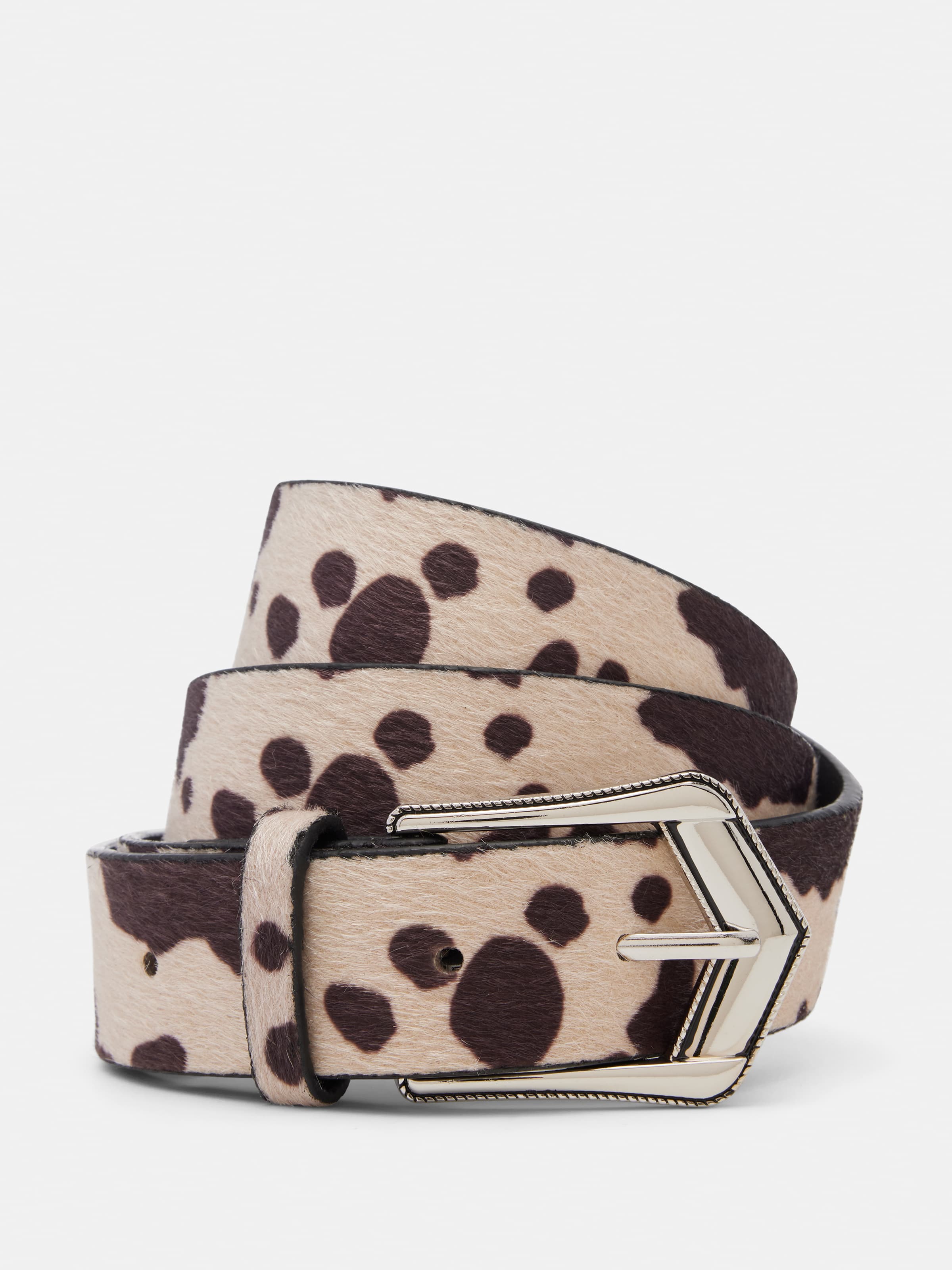 Faux Cow Hide Belt