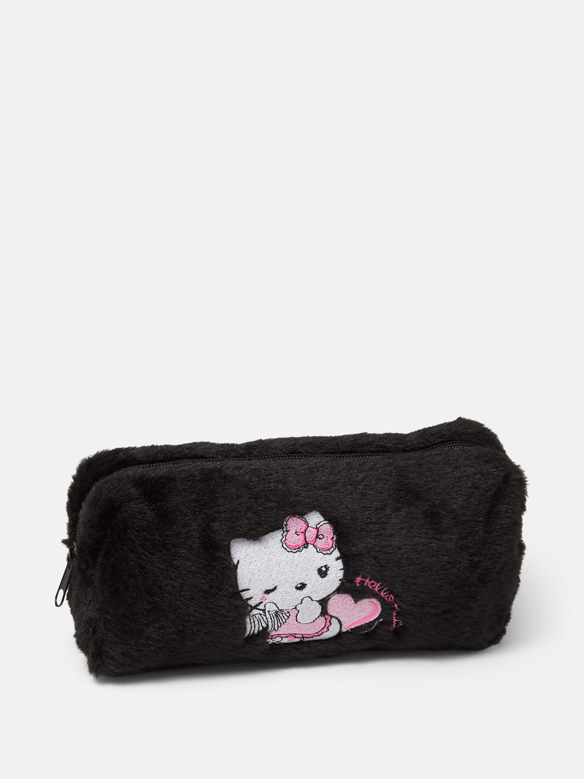 Fluffy Gothic Hello Kitty Small Case