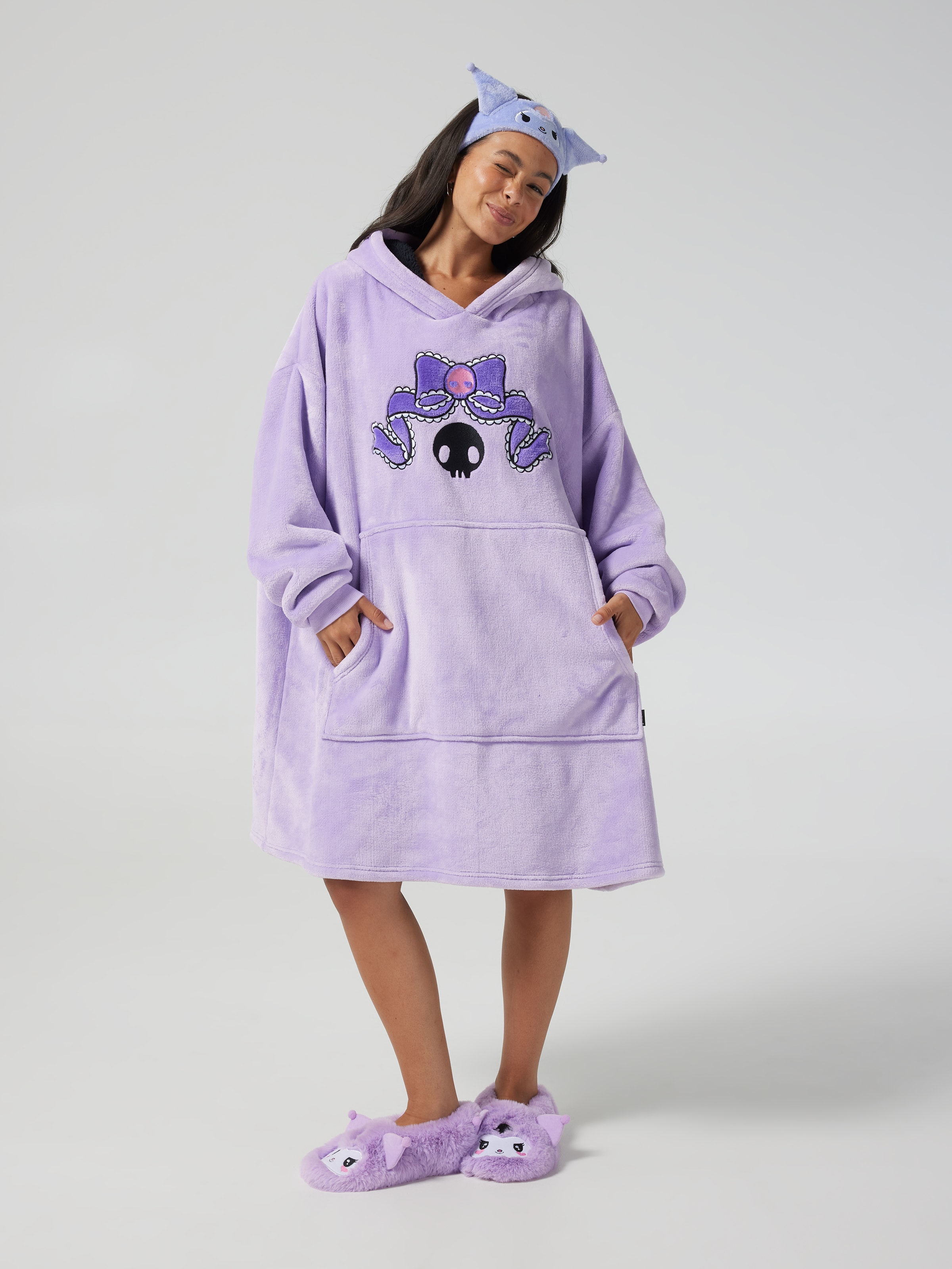 San Rio Emb Blanket Hoodie
