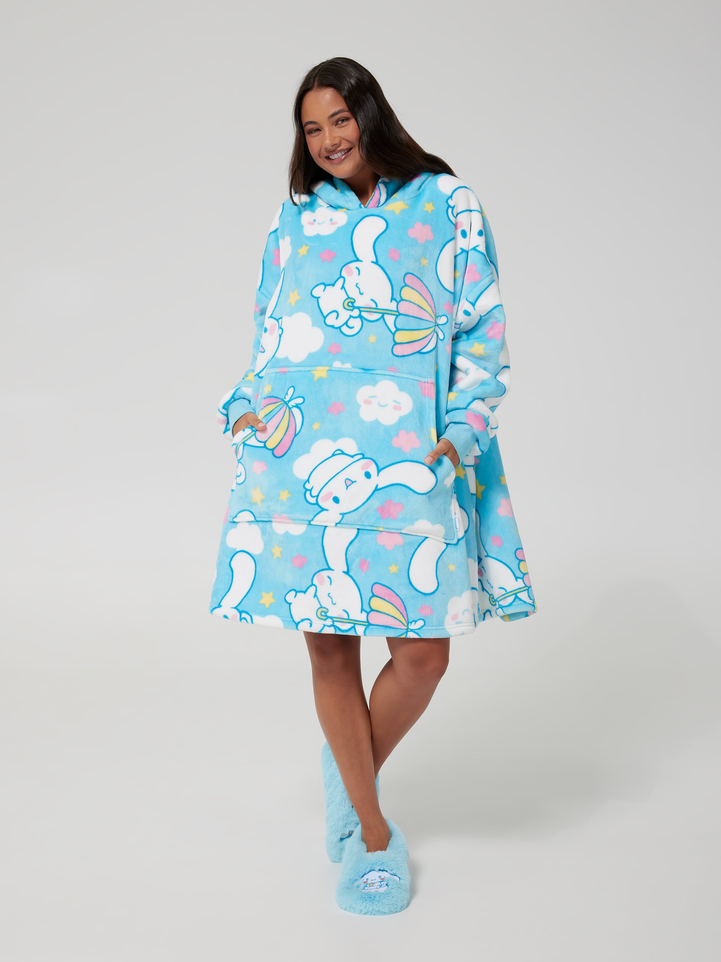 San Rio Aop Blanket Hoodie