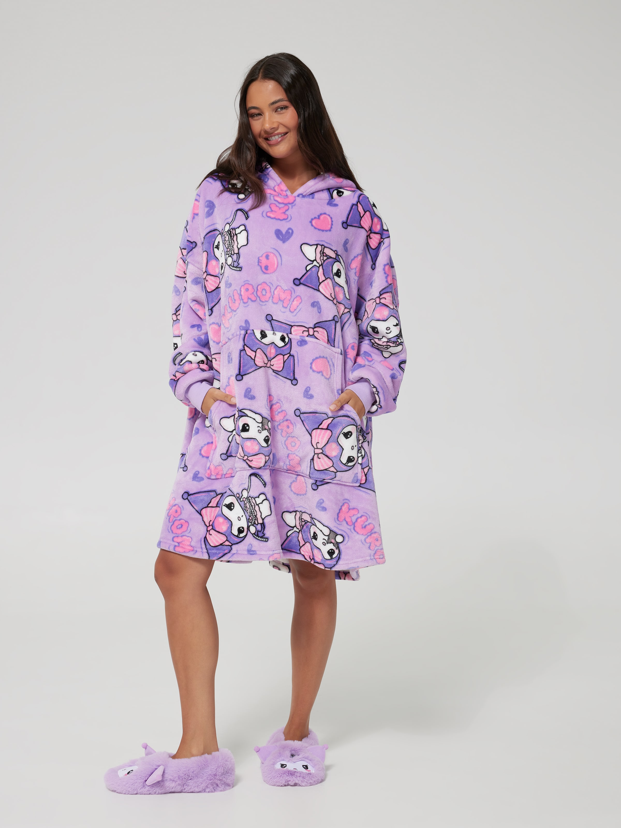 San Rio Aop Blanket Hoodie