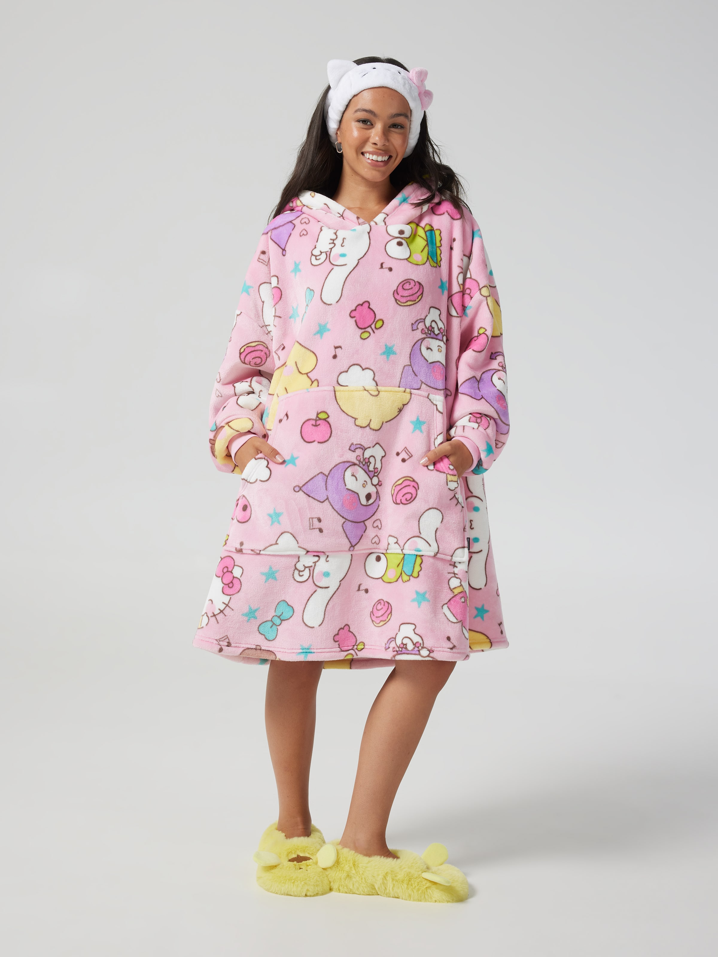 San Rio Aop Blanket Hoodie