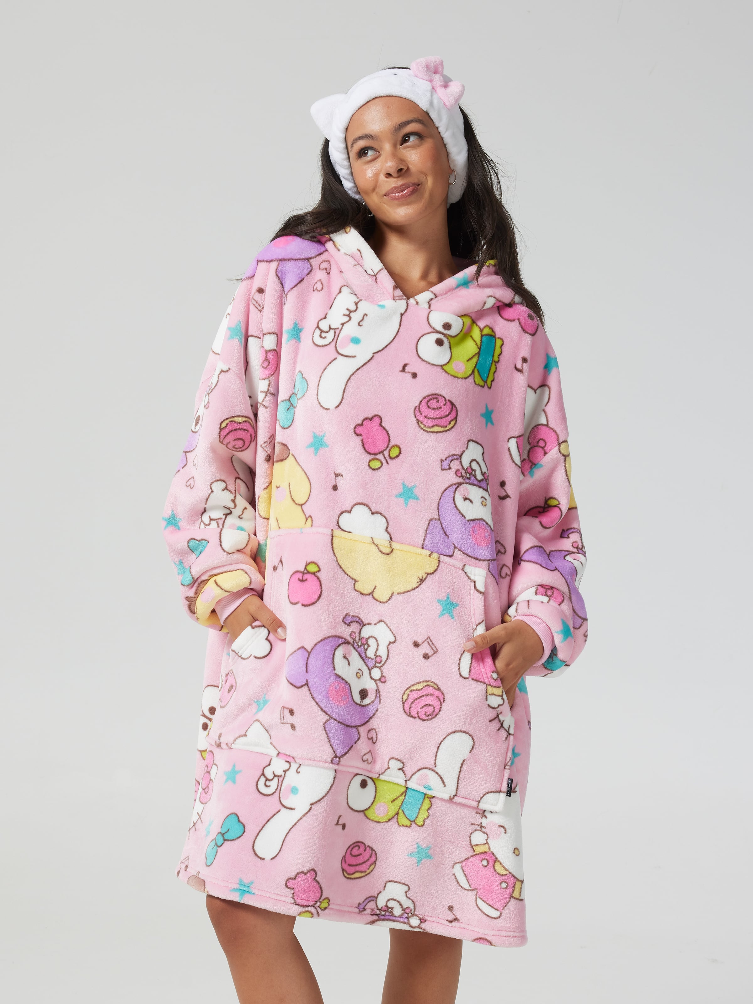 San Rio Aop Blanket Hoodie