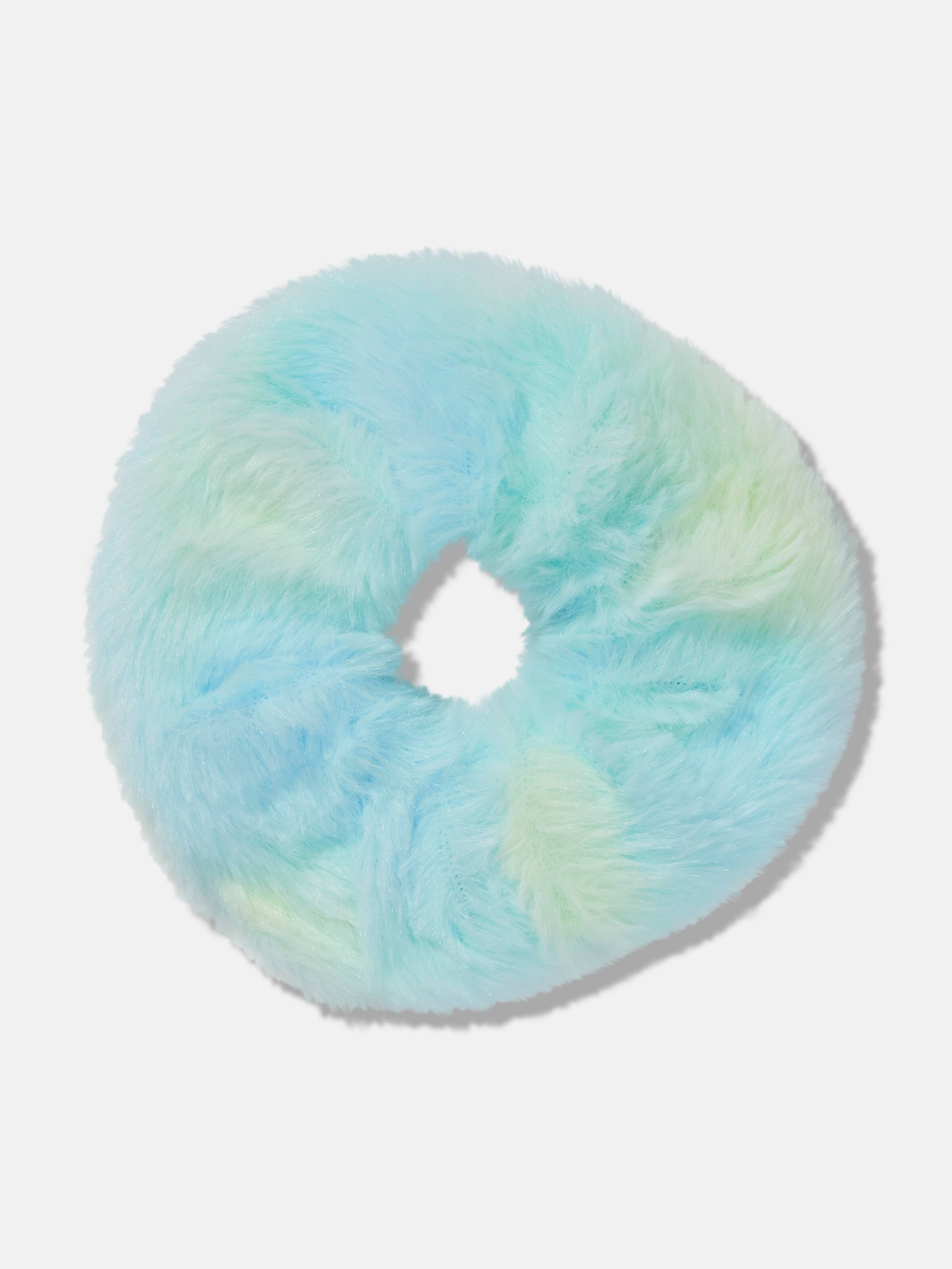 Fluffy Tie Dye Scrunchie