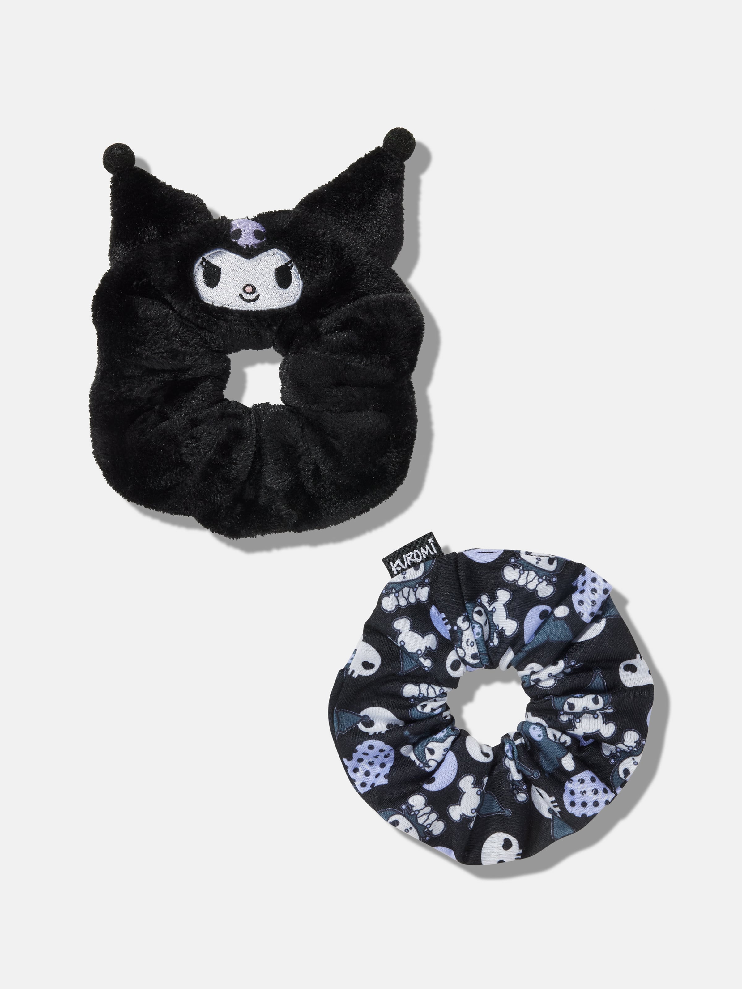 Kuromi 2Pk Fluffy Scrunchie