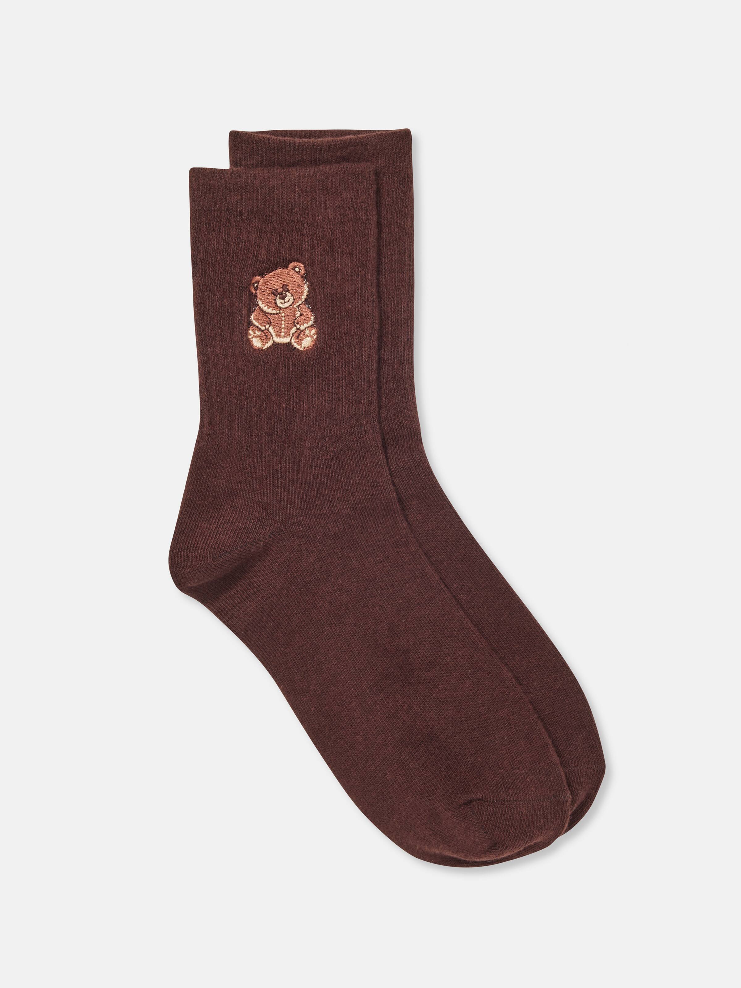 Ribbed Midi Crew Sock