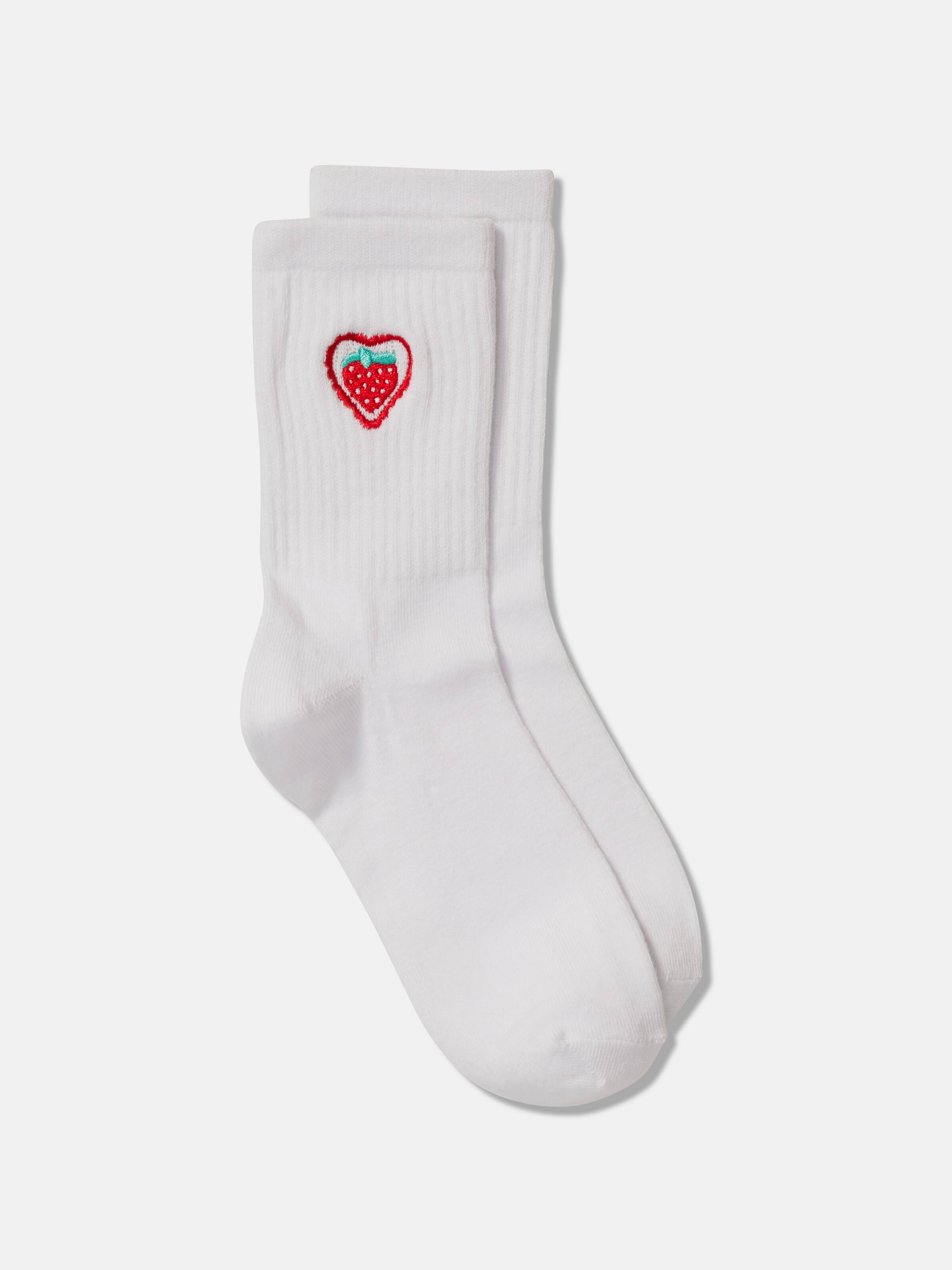 Ribbed Midi Crew Sock