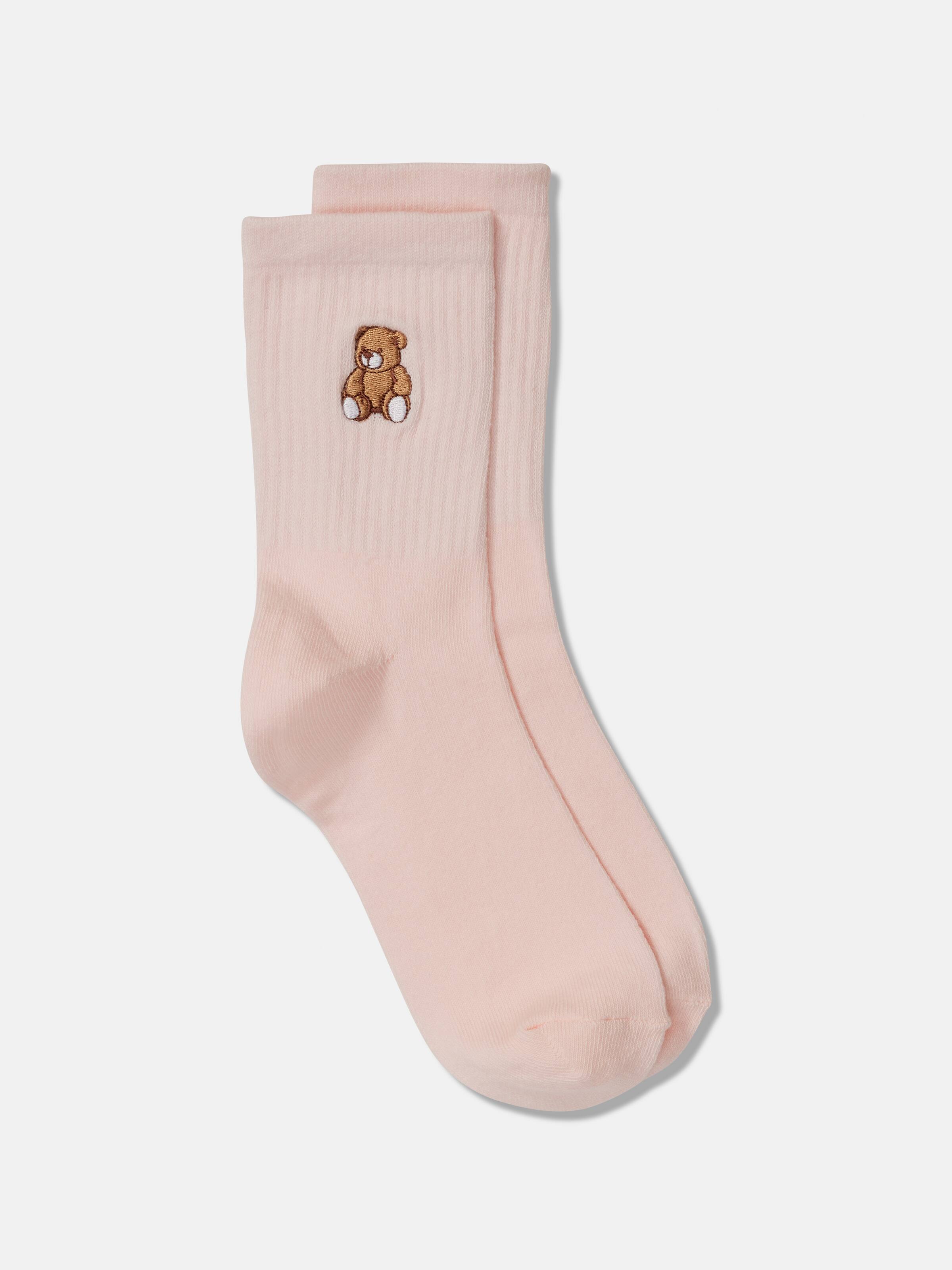 Ribbed Midi Crew Sock