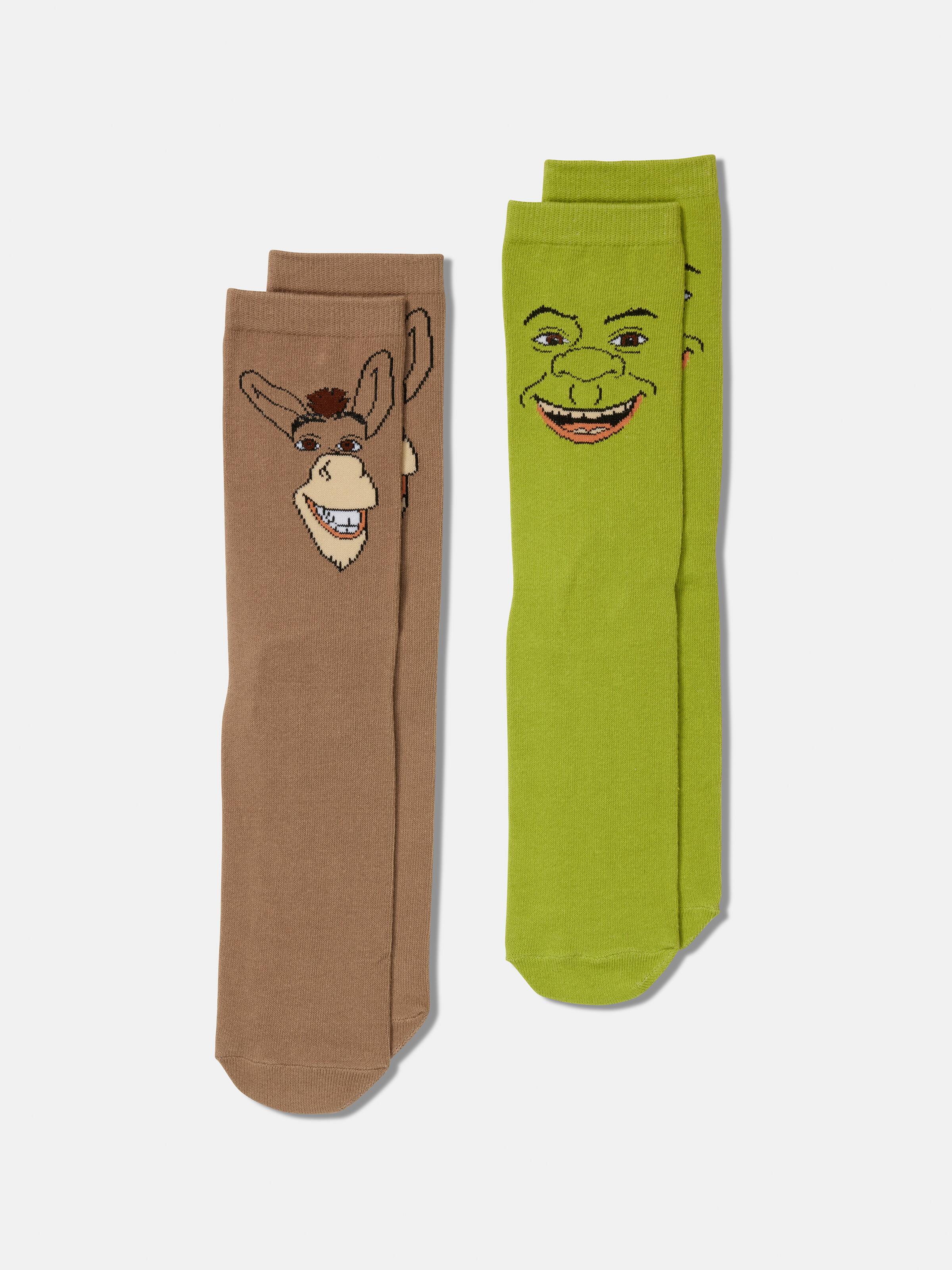 Shrek 2Pk Friends Socks