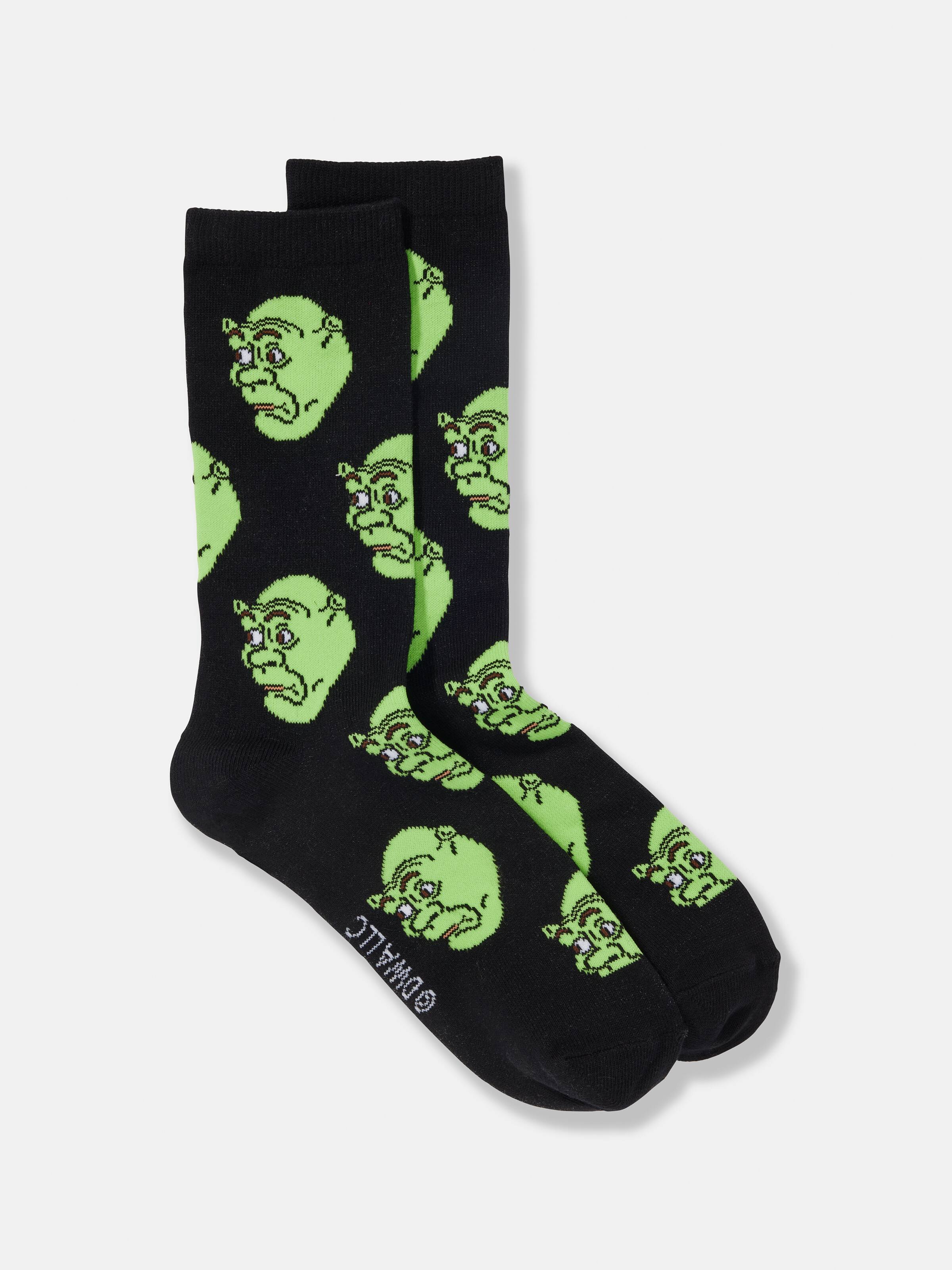 Shrek Meme Face Sock