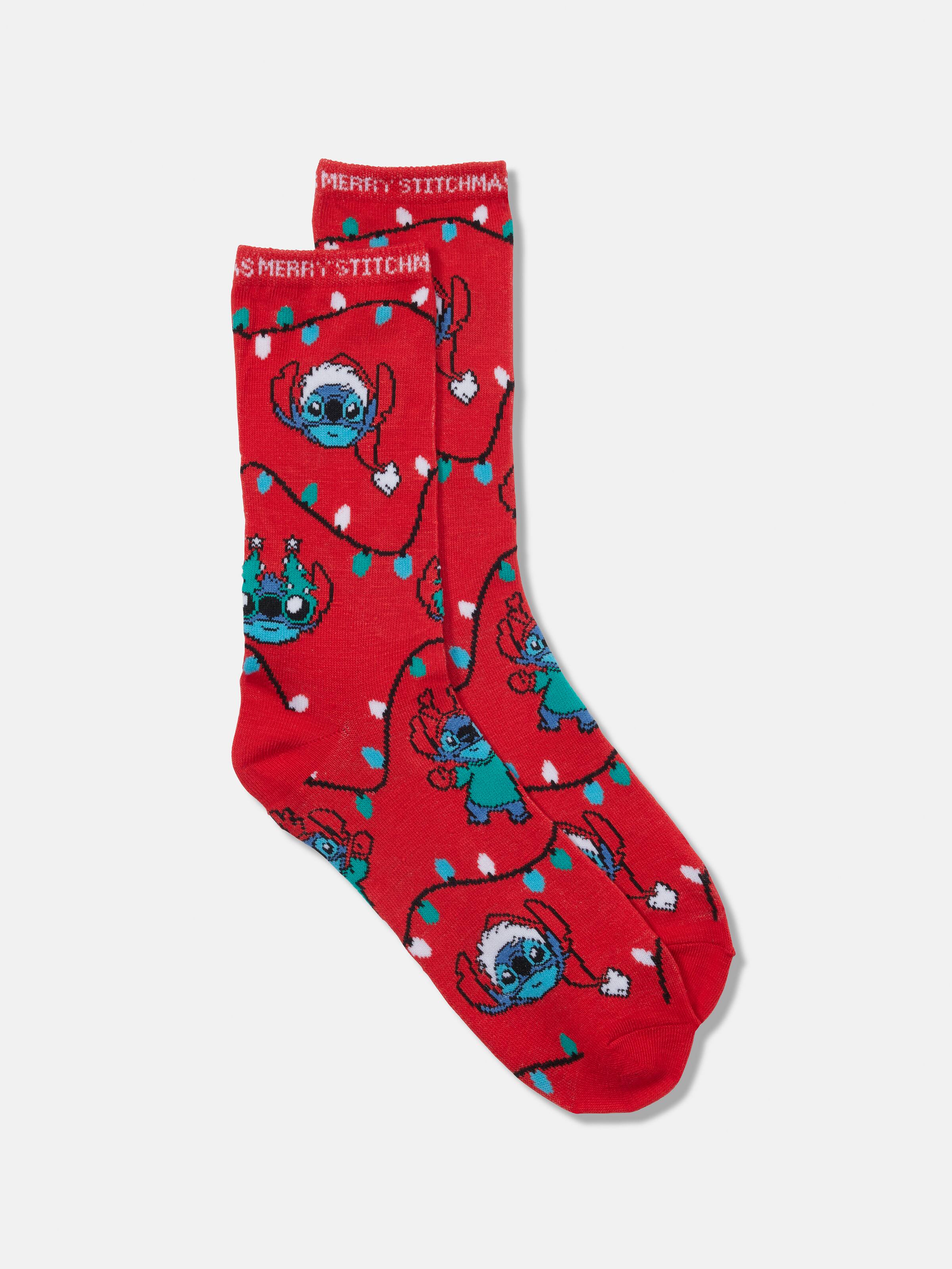 Lilo & Stitch Xmas Crew Sock