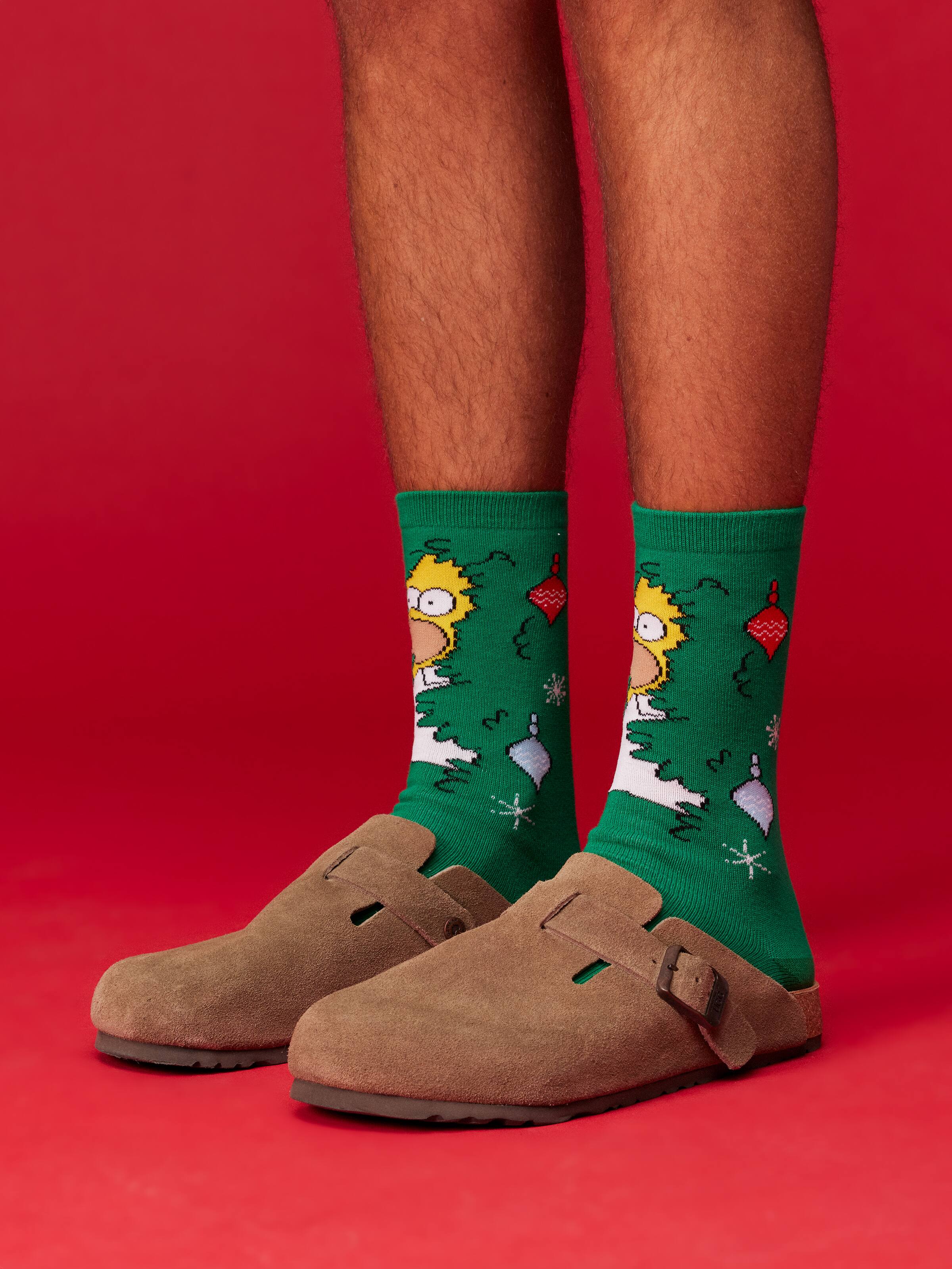 Homer Xmas Crew Sock