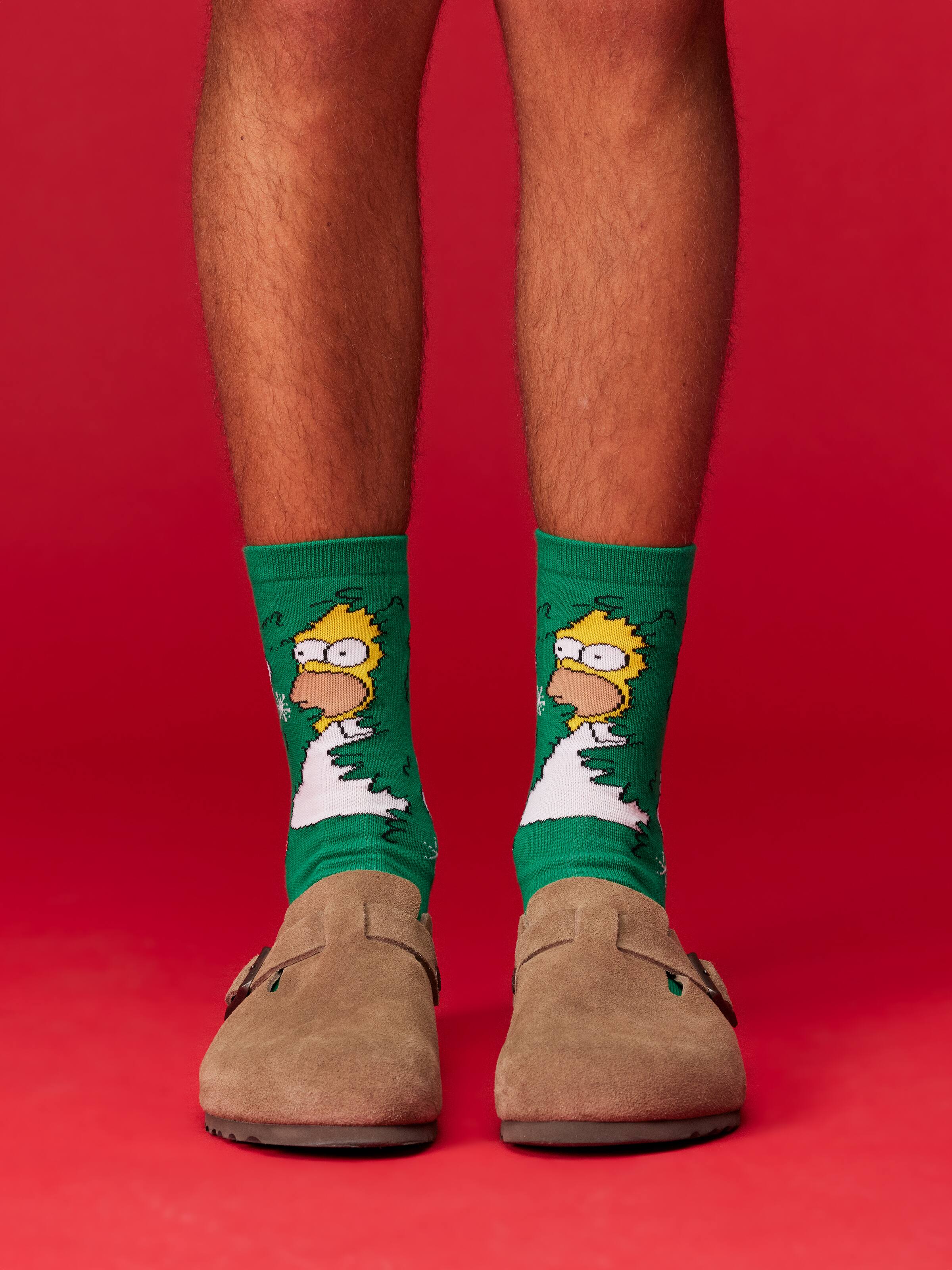 Homer Xmas Crew Sock