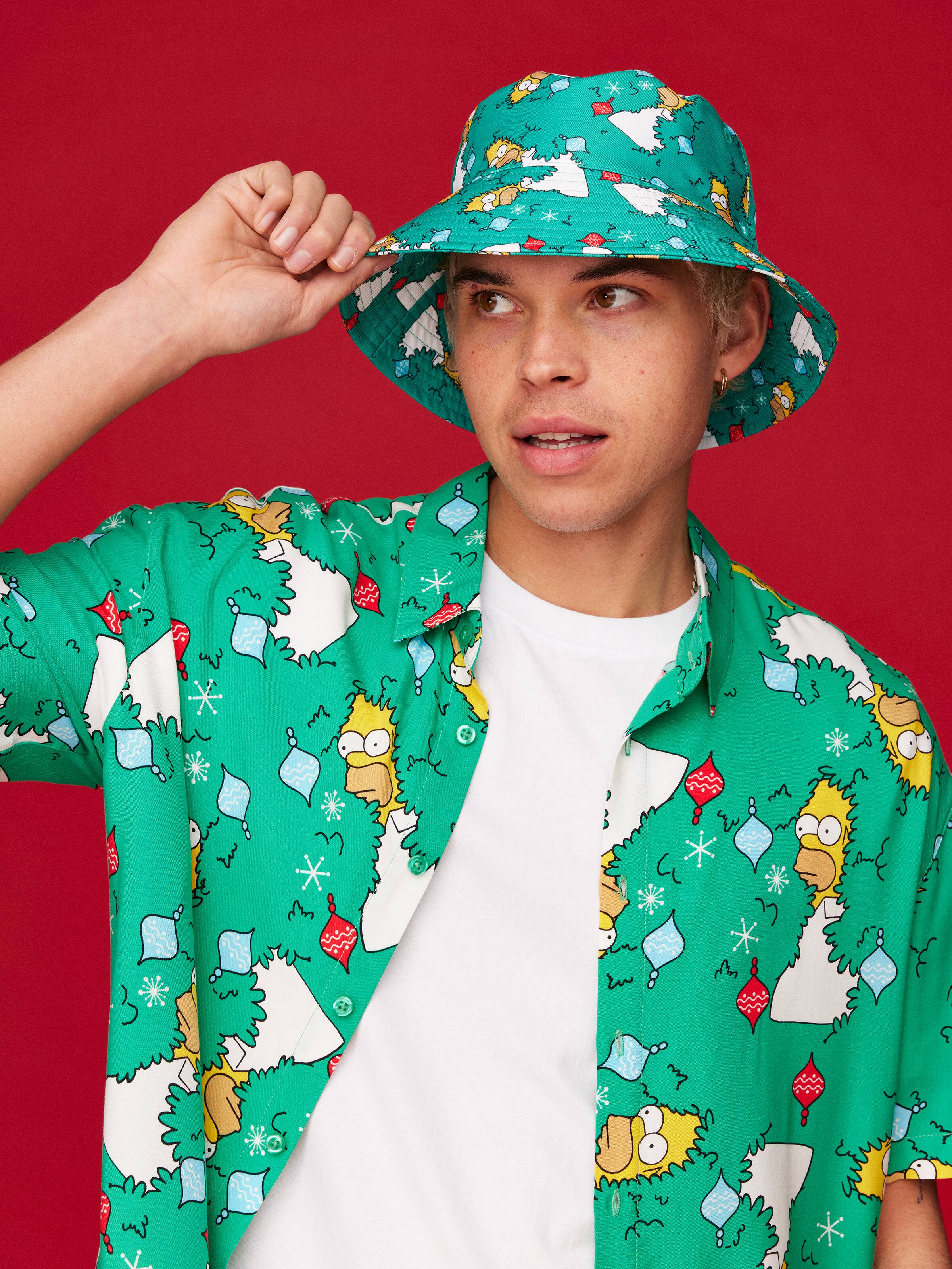 Xmas Simpsons Suit Bucket Hat