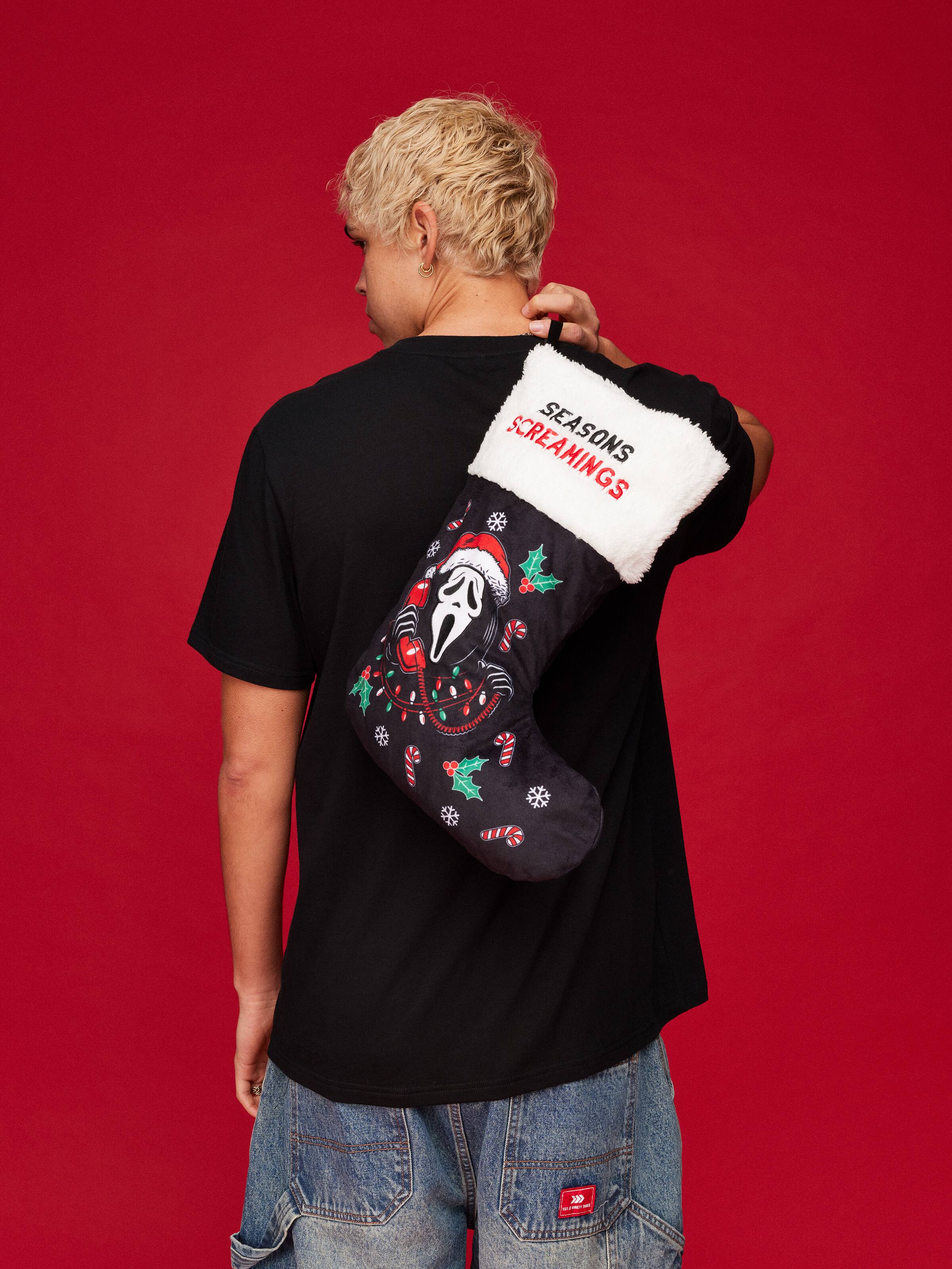 Ghost Face Xmas Stocking