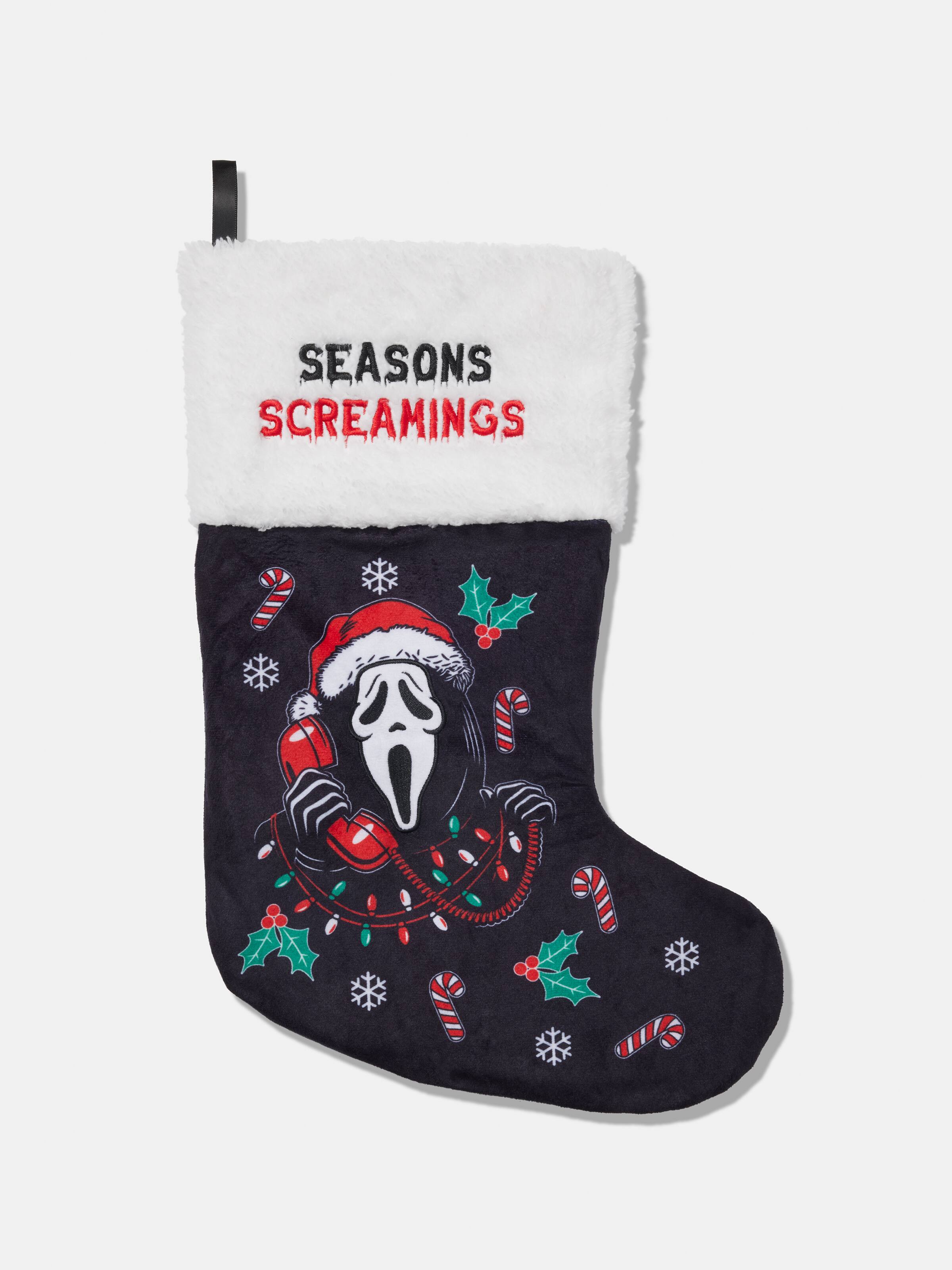 Ghost Face Xmas Stocking