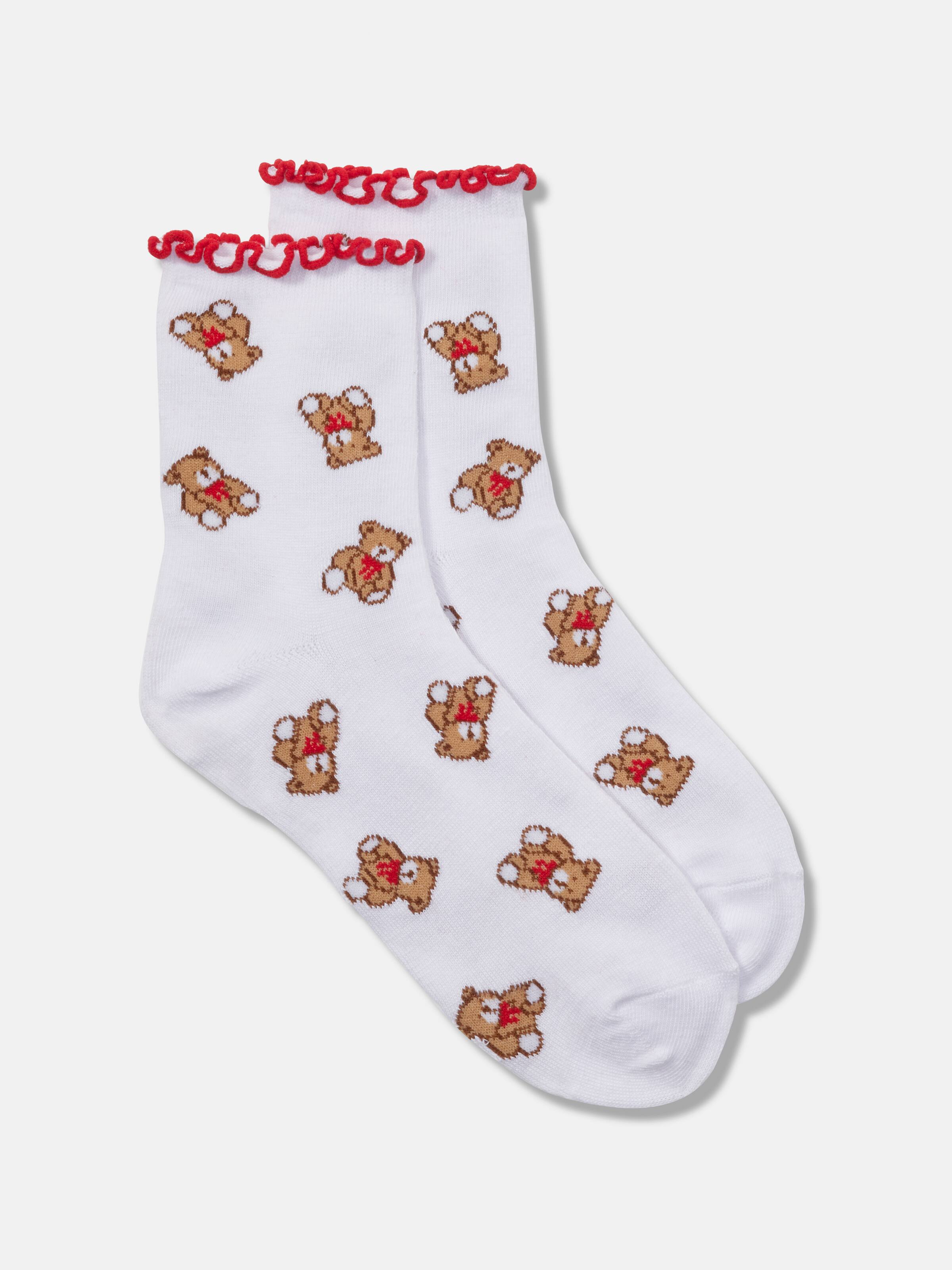 Xmas Lettuce Hem Sock