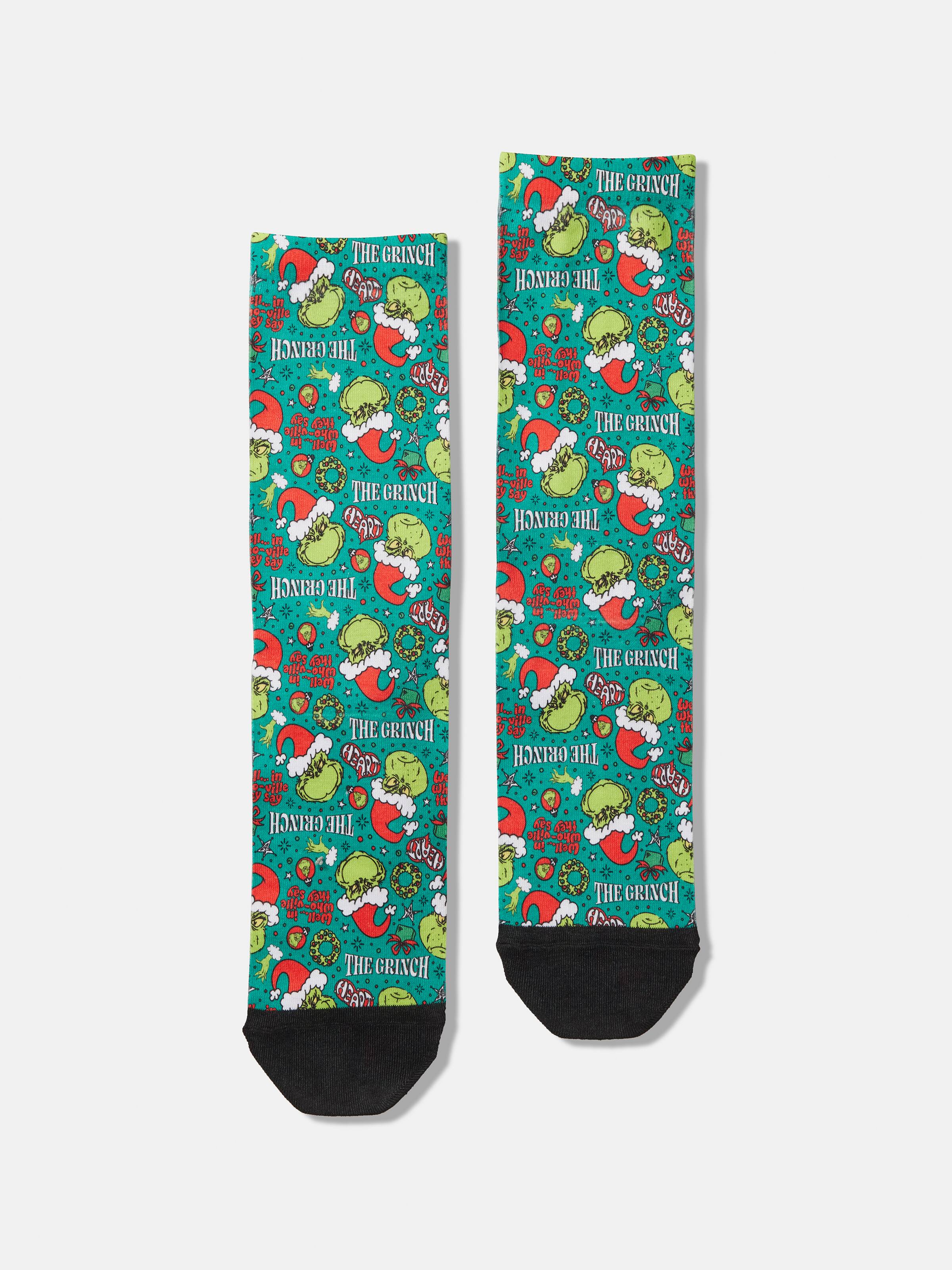 Grinch Xmas Suit Sock