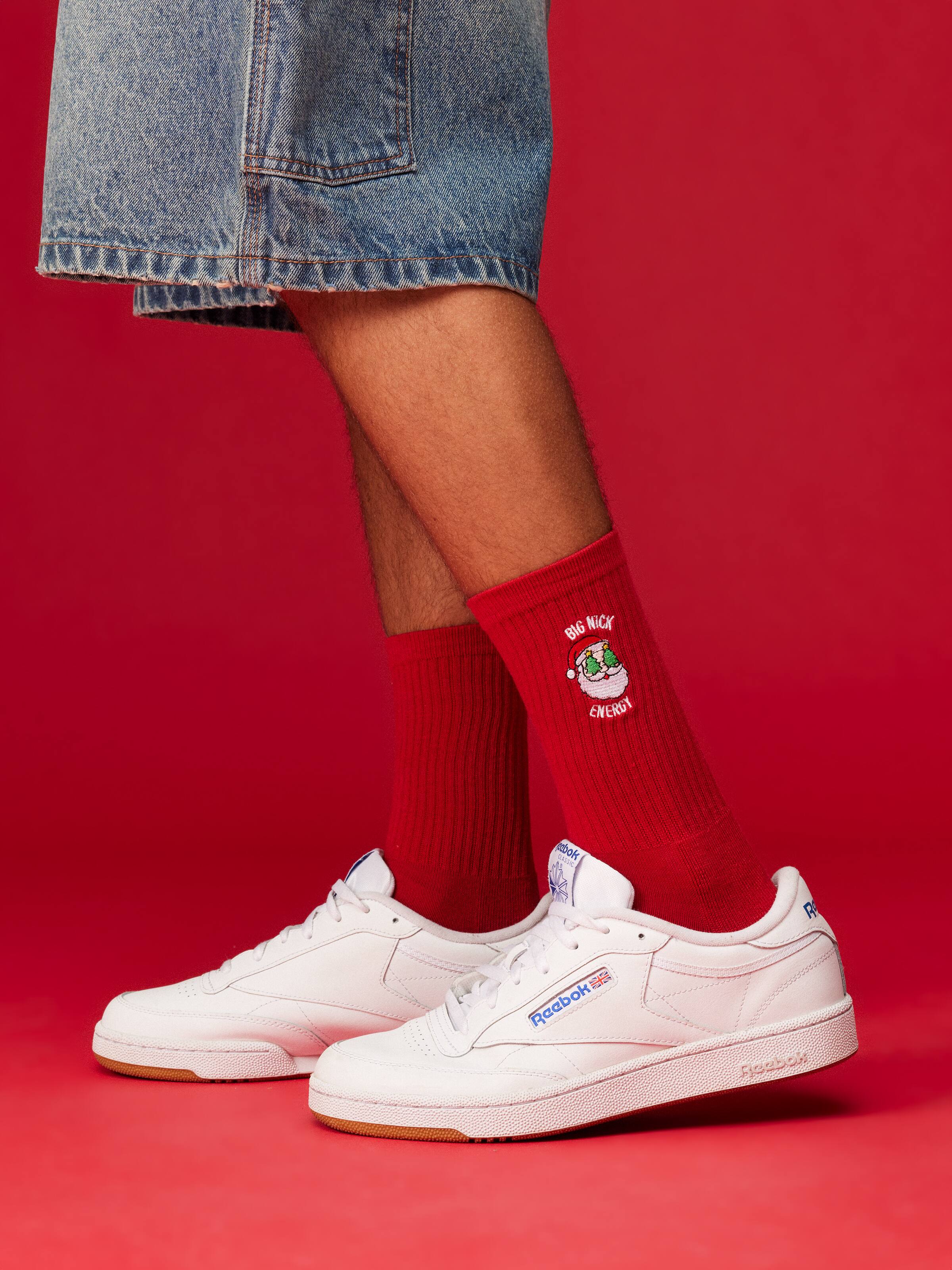 Xmas Ribbed Crew Sock