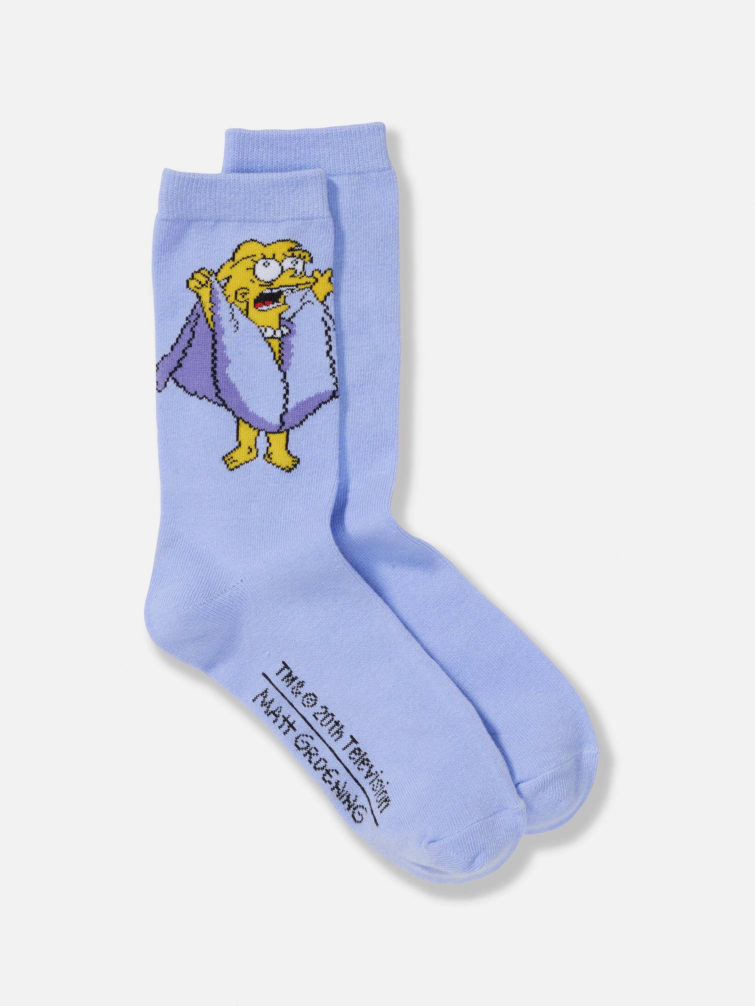 Simpsons Character Crew Sock