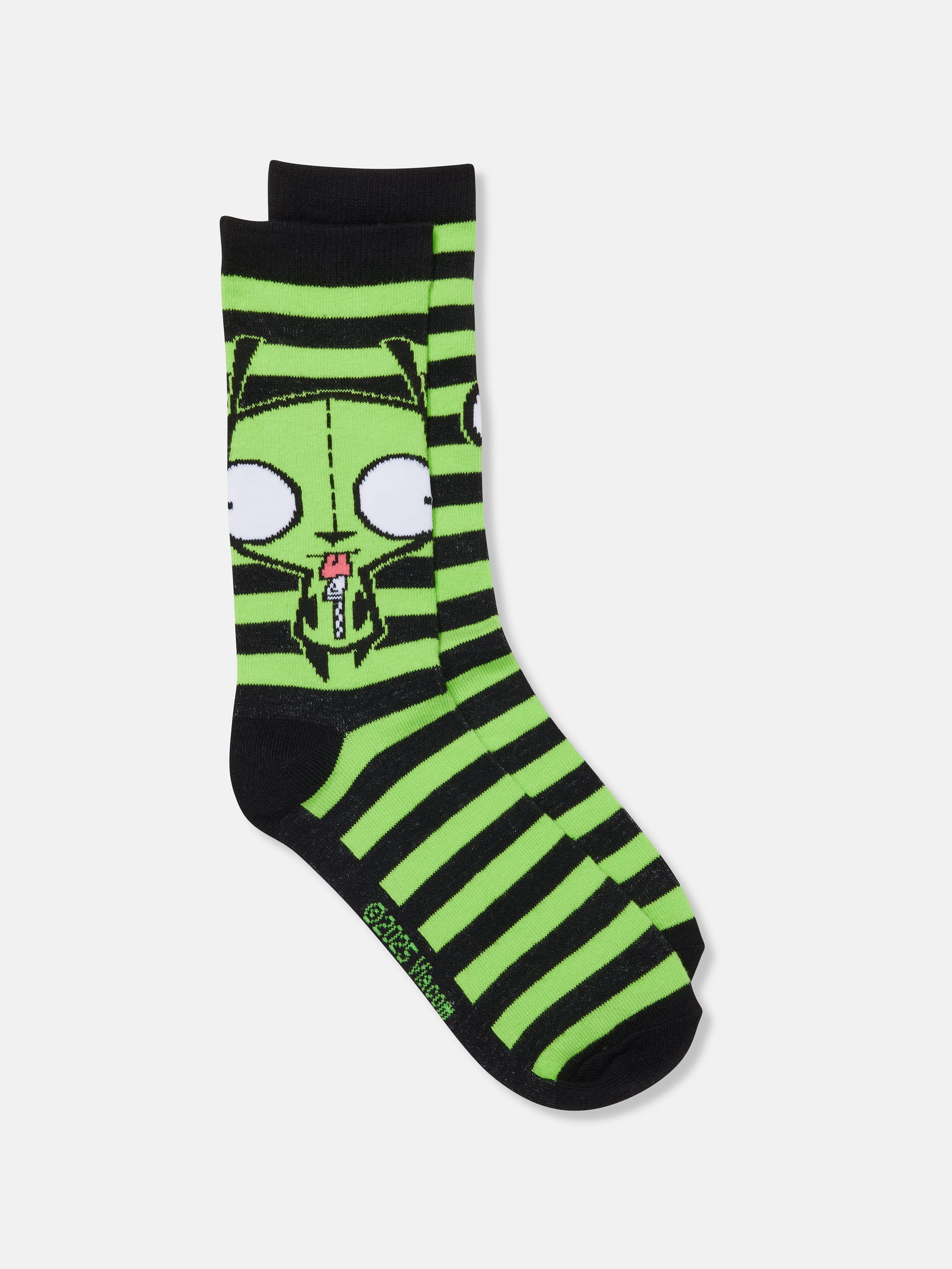 Invader Zim Sock