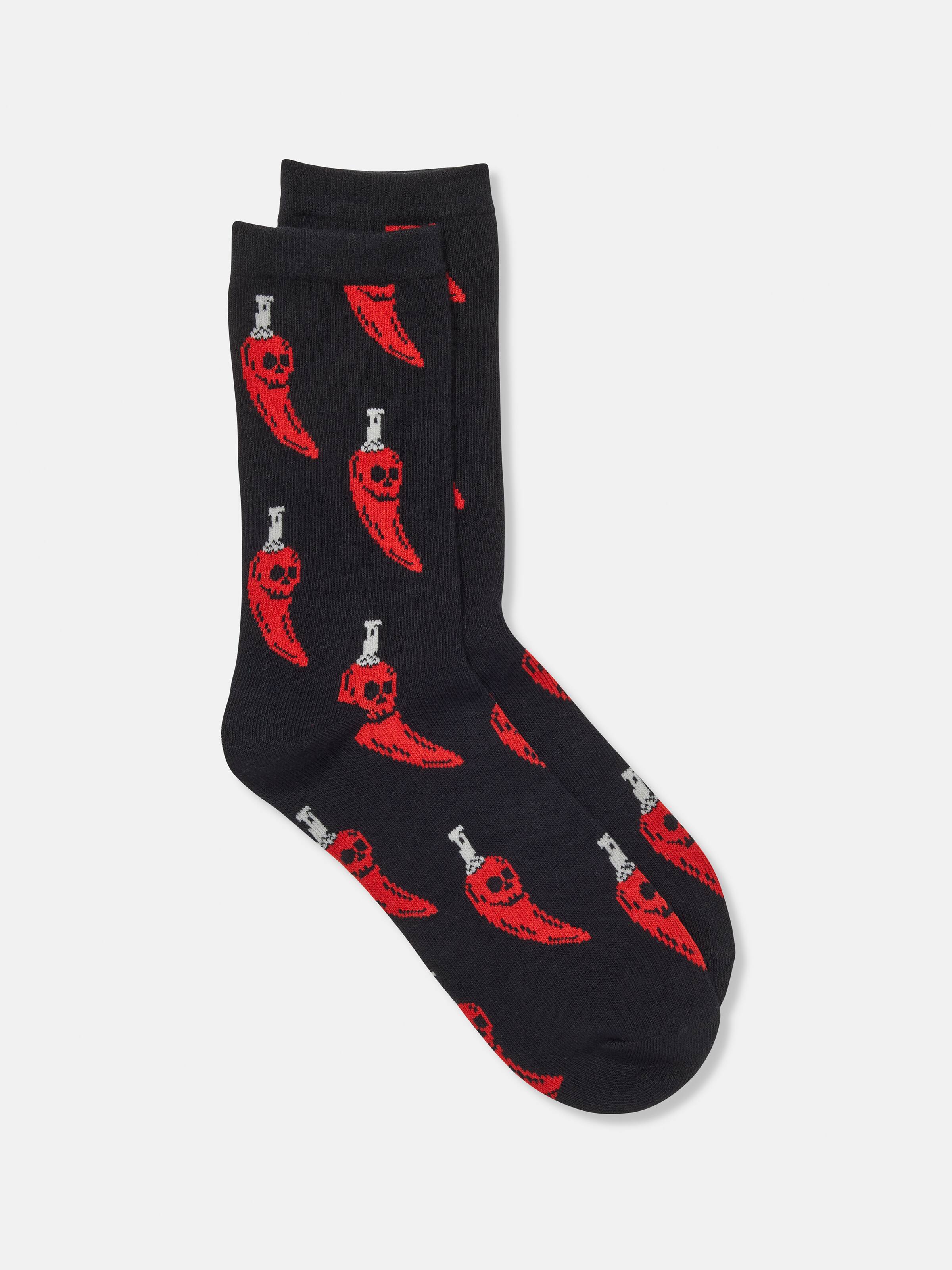 Print Crew Sock
