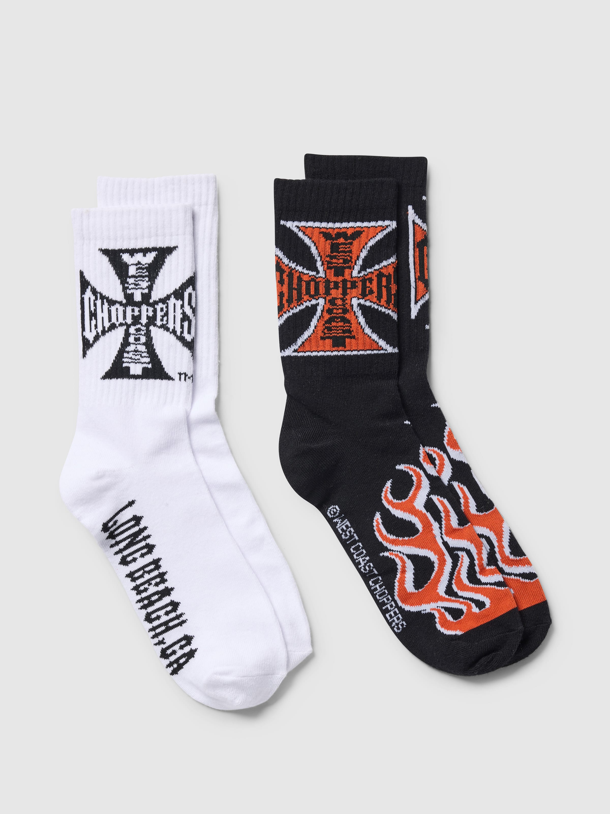 Wcc 2 Pack Ribbed Crew Socks