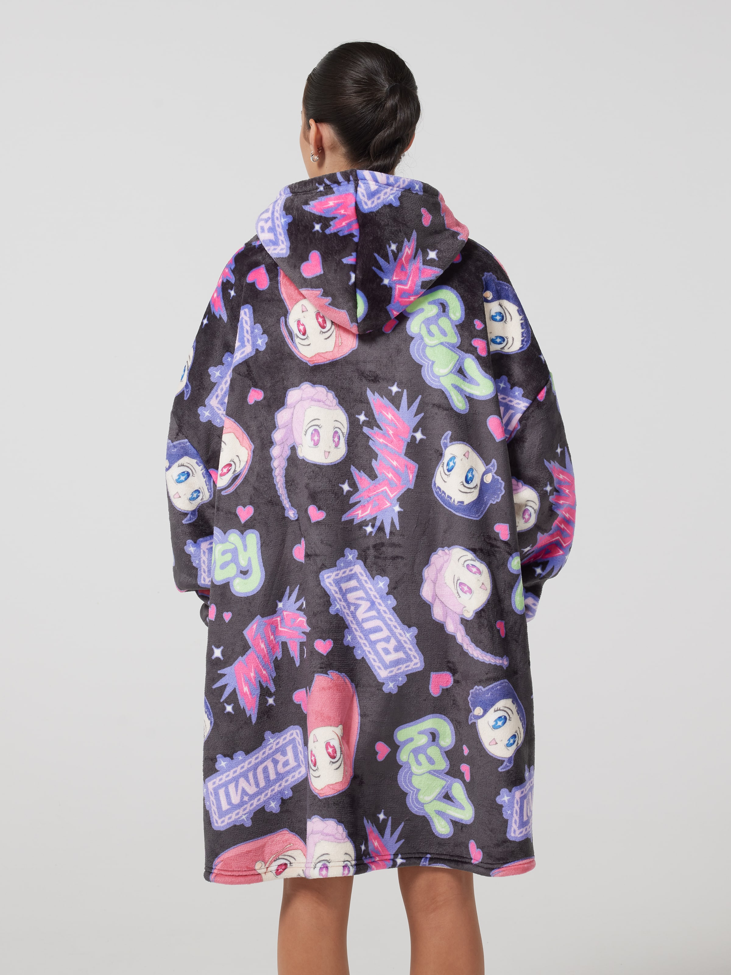 Kpop Demon Hunters Blanket Hoodie