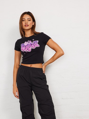 Bratz Grafitti Baby Tee                                                                                                         