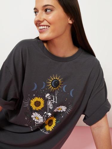 Kpop Saja Boys Oversized Tee                                                                                                    