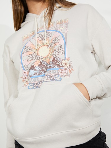 Get Off My Back Star Oversized Hoodie                                                                                           