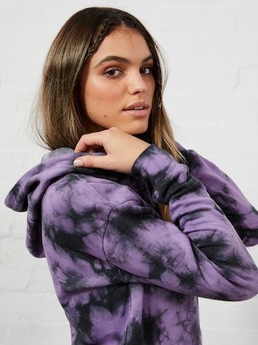 Long Sleeve Star Oversized Hoodie                                                                                               