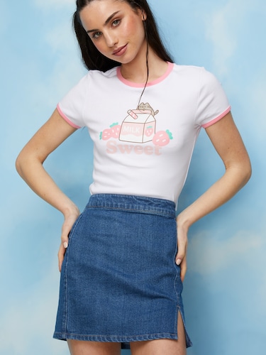Pusheen Sweet Baby Ringer Tee                                                                                                   