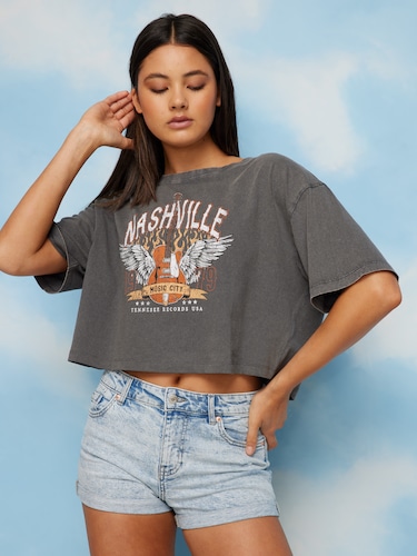 Nashville Relaxed Crop Tee