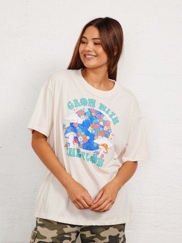 Grow With The Flow Oversized Tee