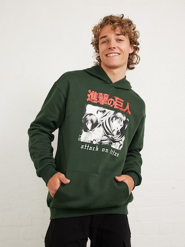 Dark Forest Attack On Titan Group Hoodie                                                                                        