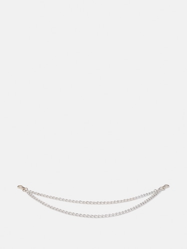 Silver Double Belt Chain                                                                                                        