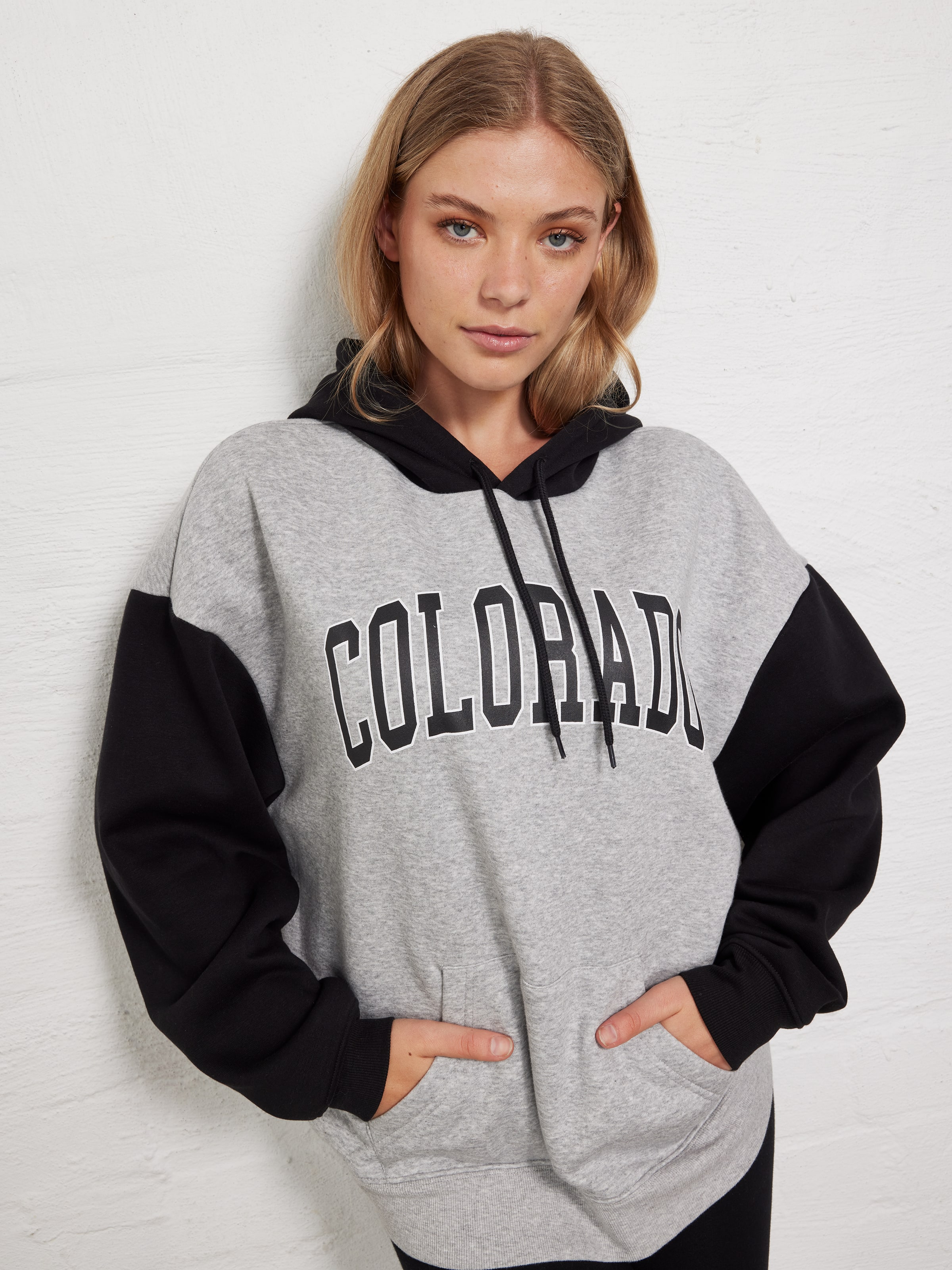 Contrast Oversized Hoodie Jay Jays Online