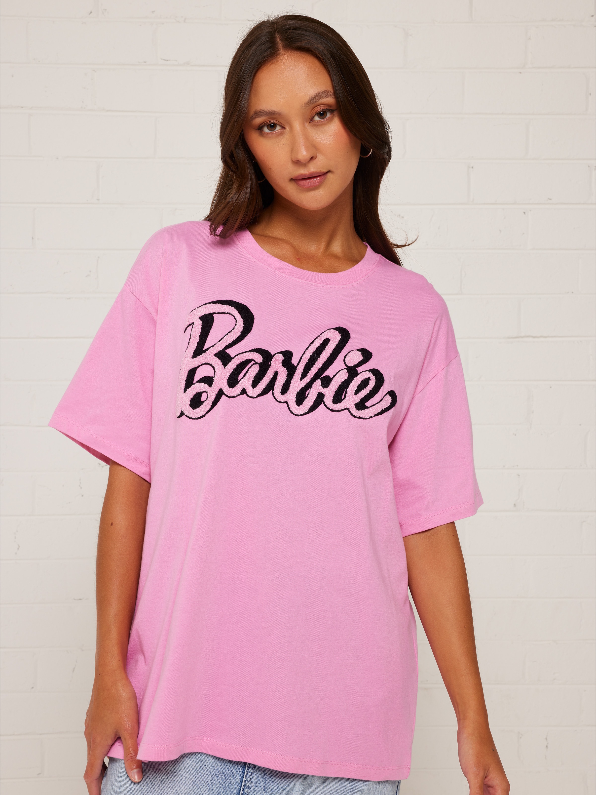 Barbie Logo Tee Pink - Jay Jays Online