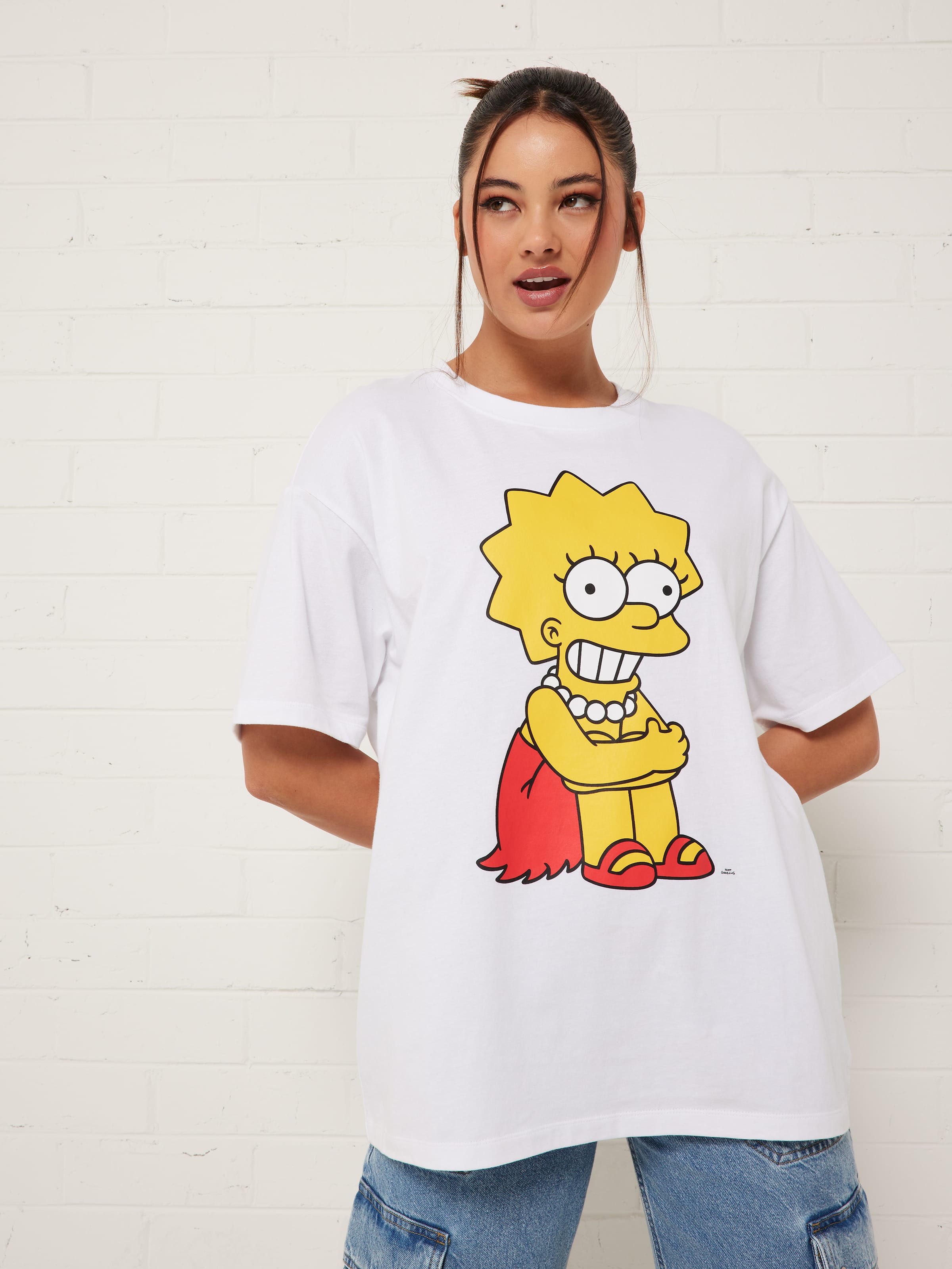 Simpsons Lisa Oversized Tee - Jay Jays Online