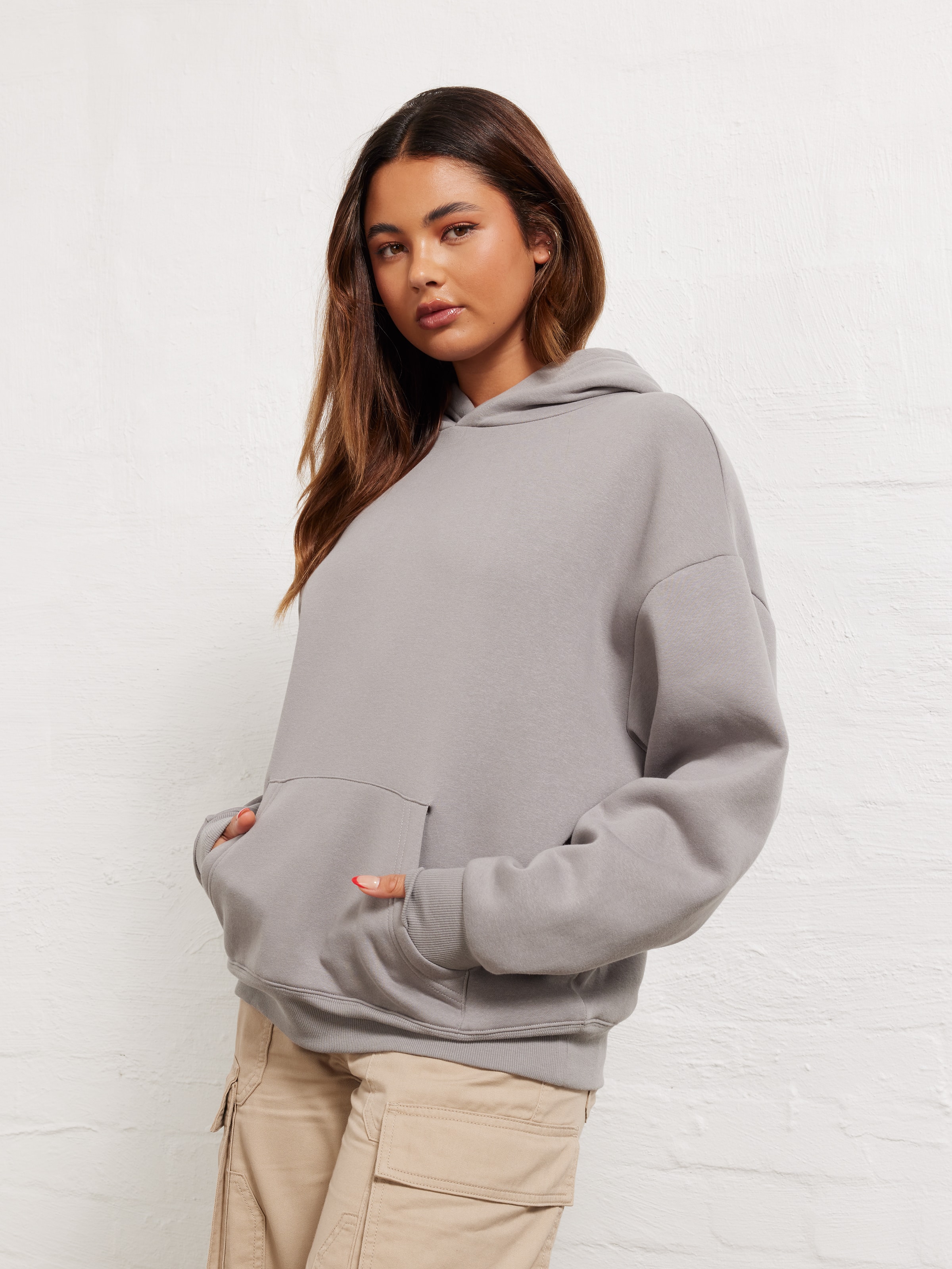 Plain Oversized Hoodie - Jay Jays Online