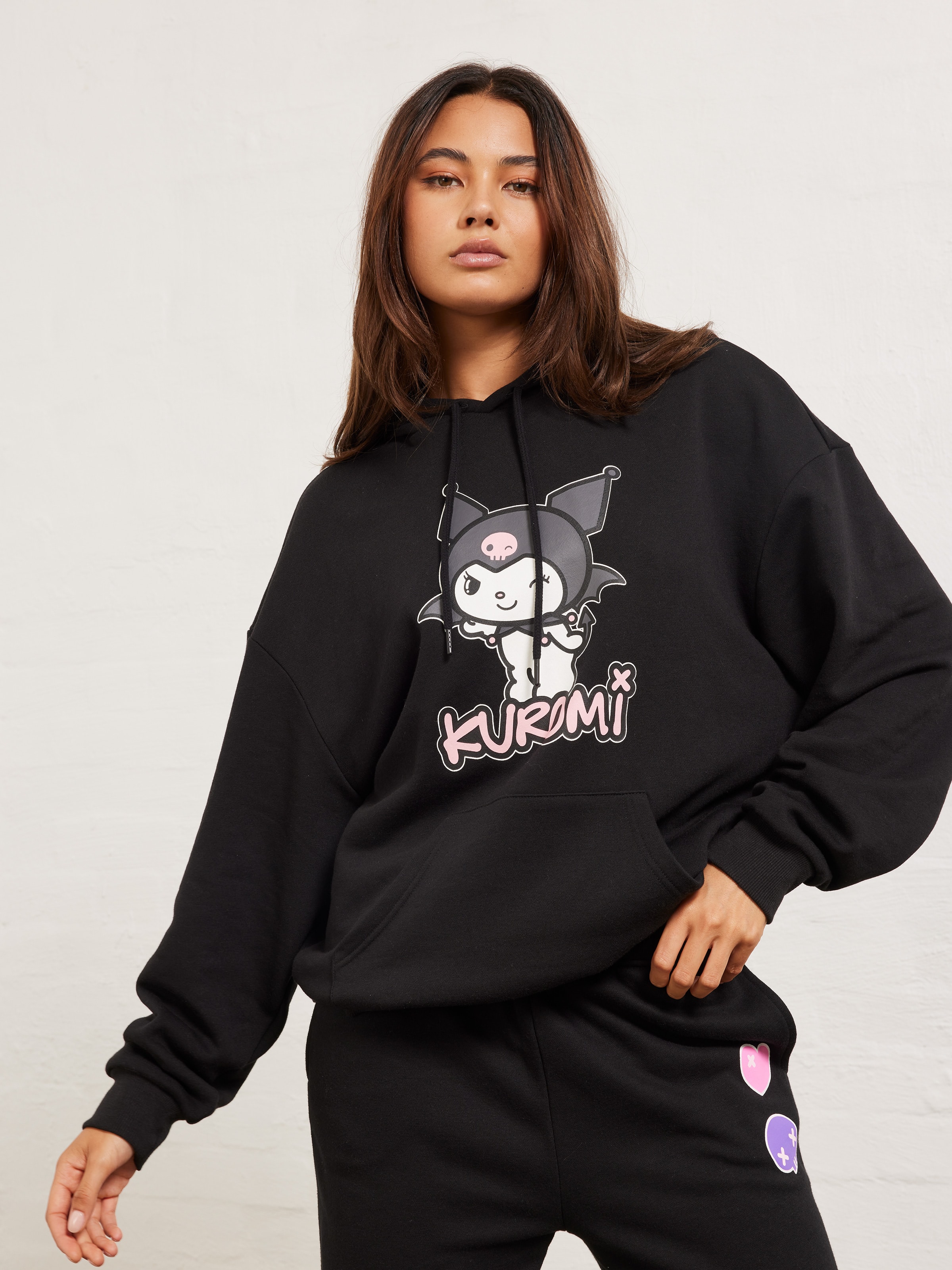 Kuromi Ears Oversized Hoodie - Jay Jays Online