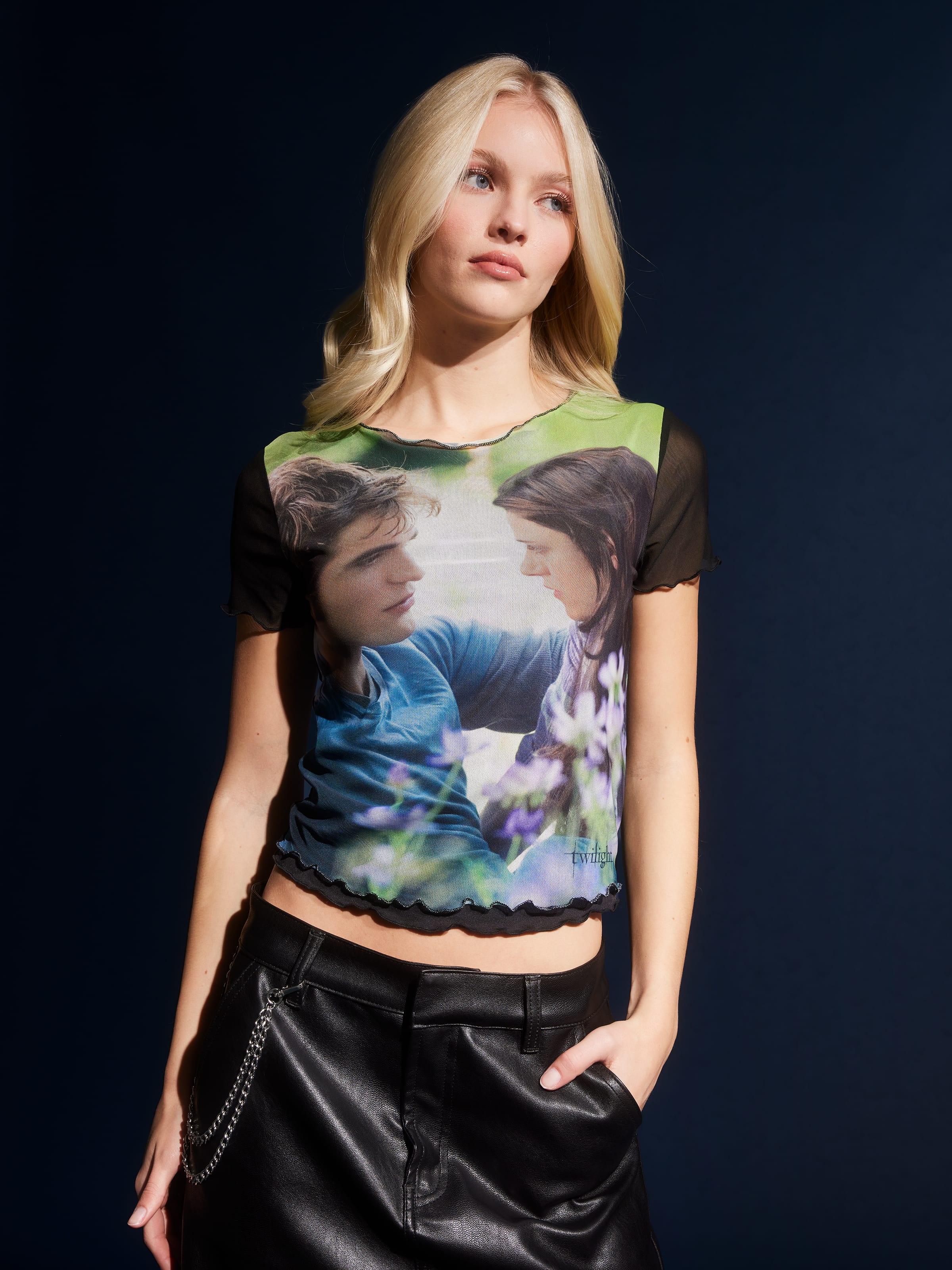 Twilight Mesh Baby Tee Multi - Jay Jays Online