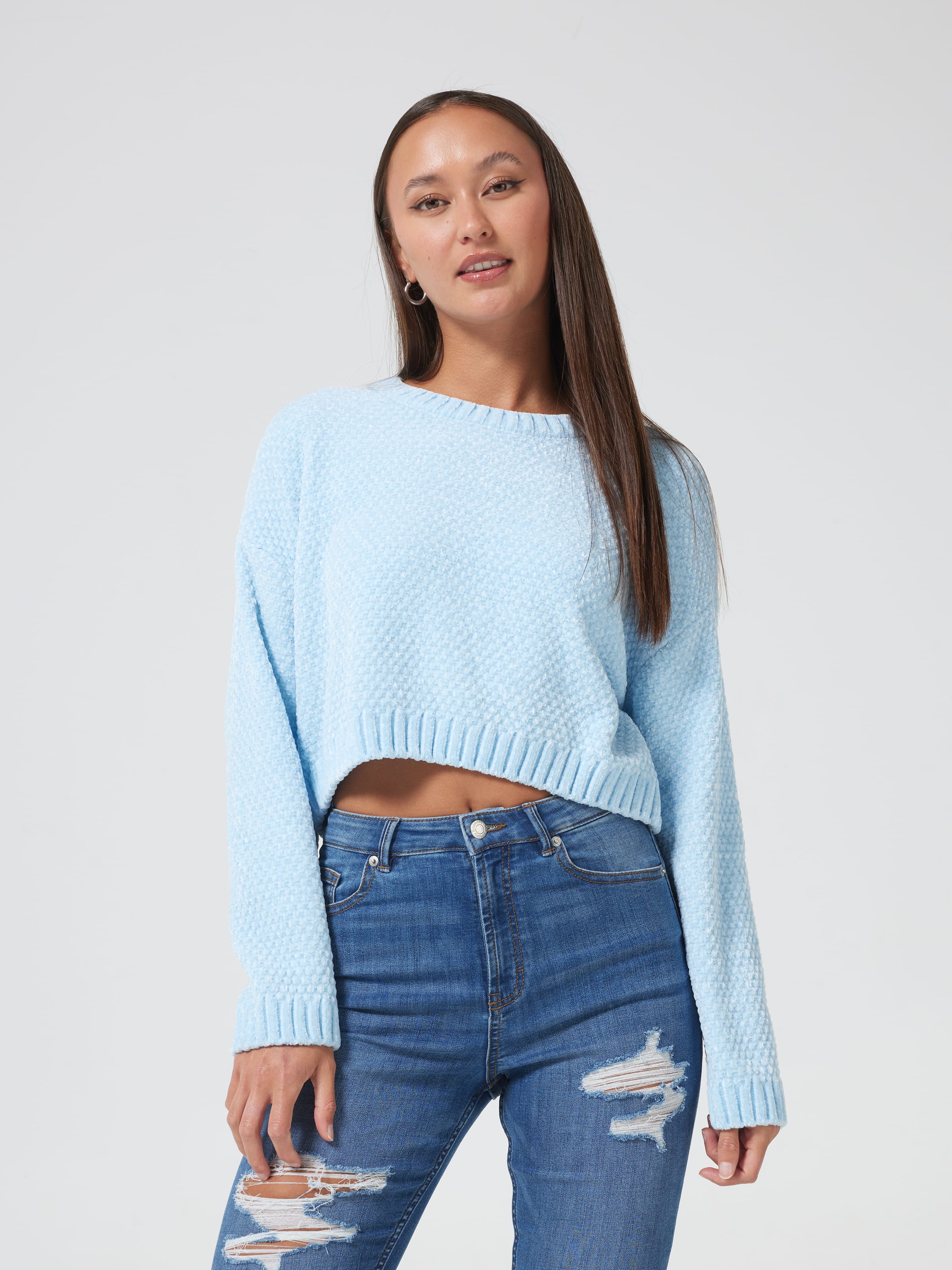 Jasmine Chenille Cropped Knit - Jay Jays Online