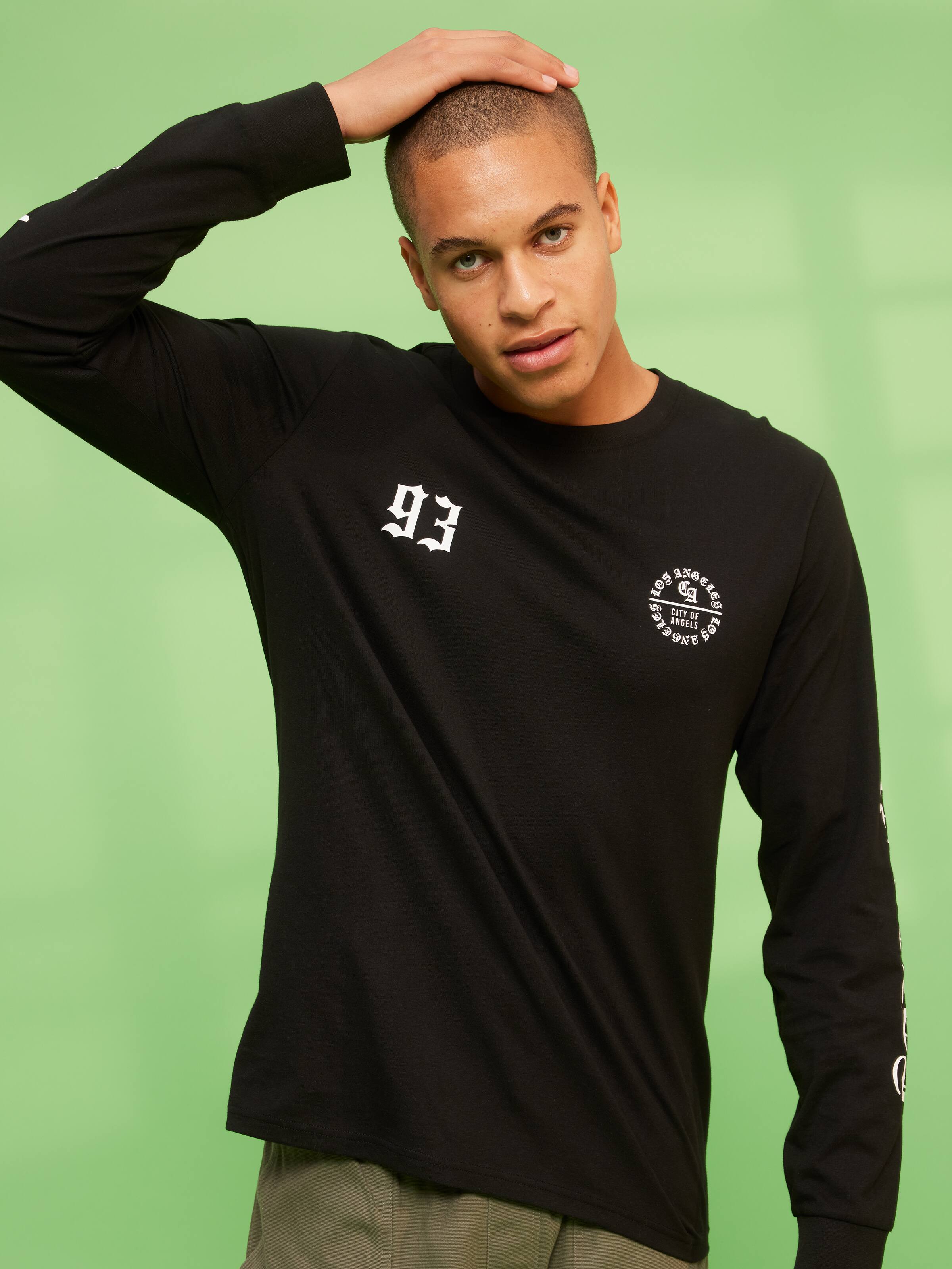 Urban Quad Print La Long Sleeve Tee - Jay Jays Online